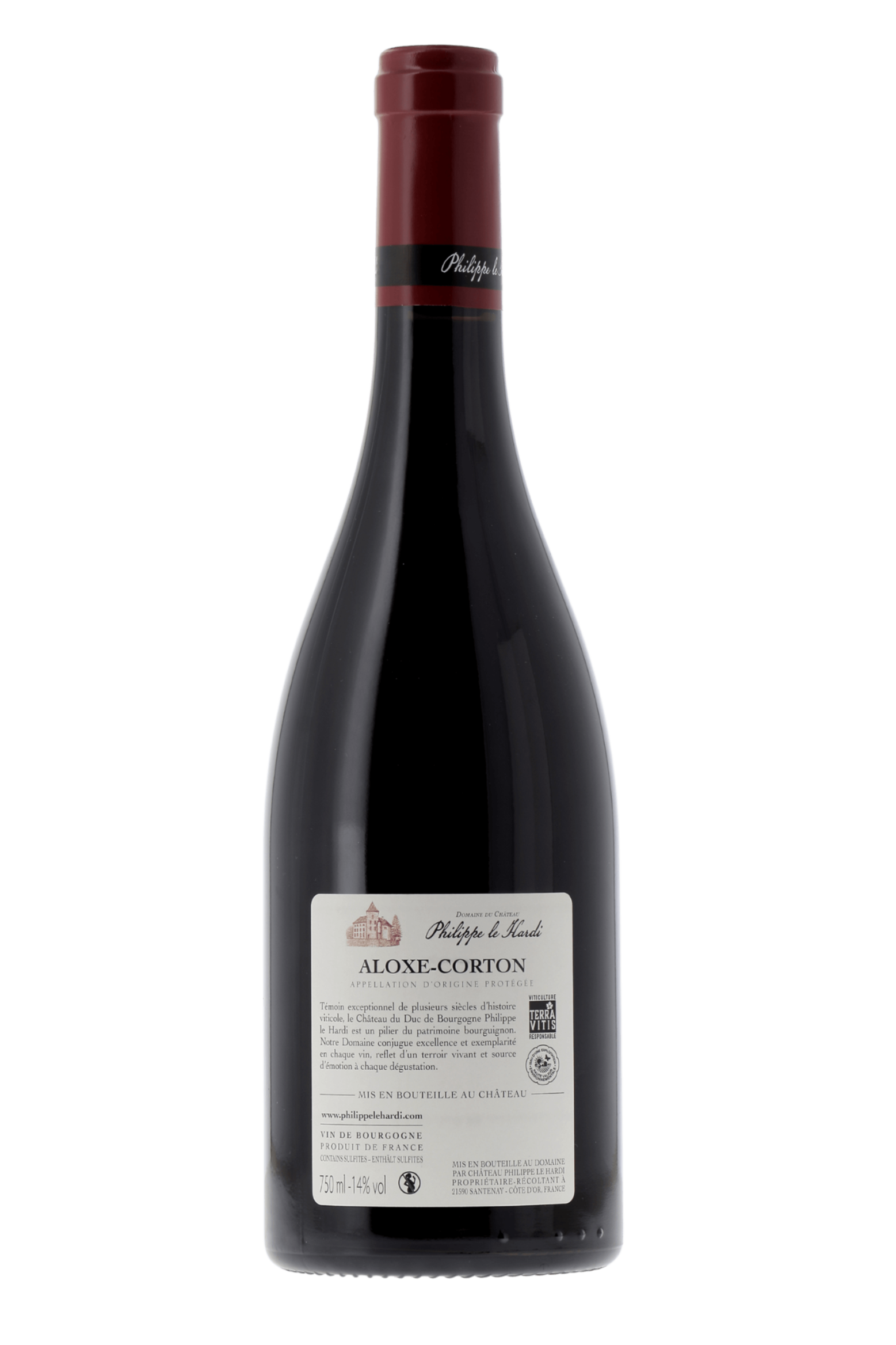 Aloxe-Corton Les Brunettes et Planchots Philippe le Hardi 2022 - frontbs