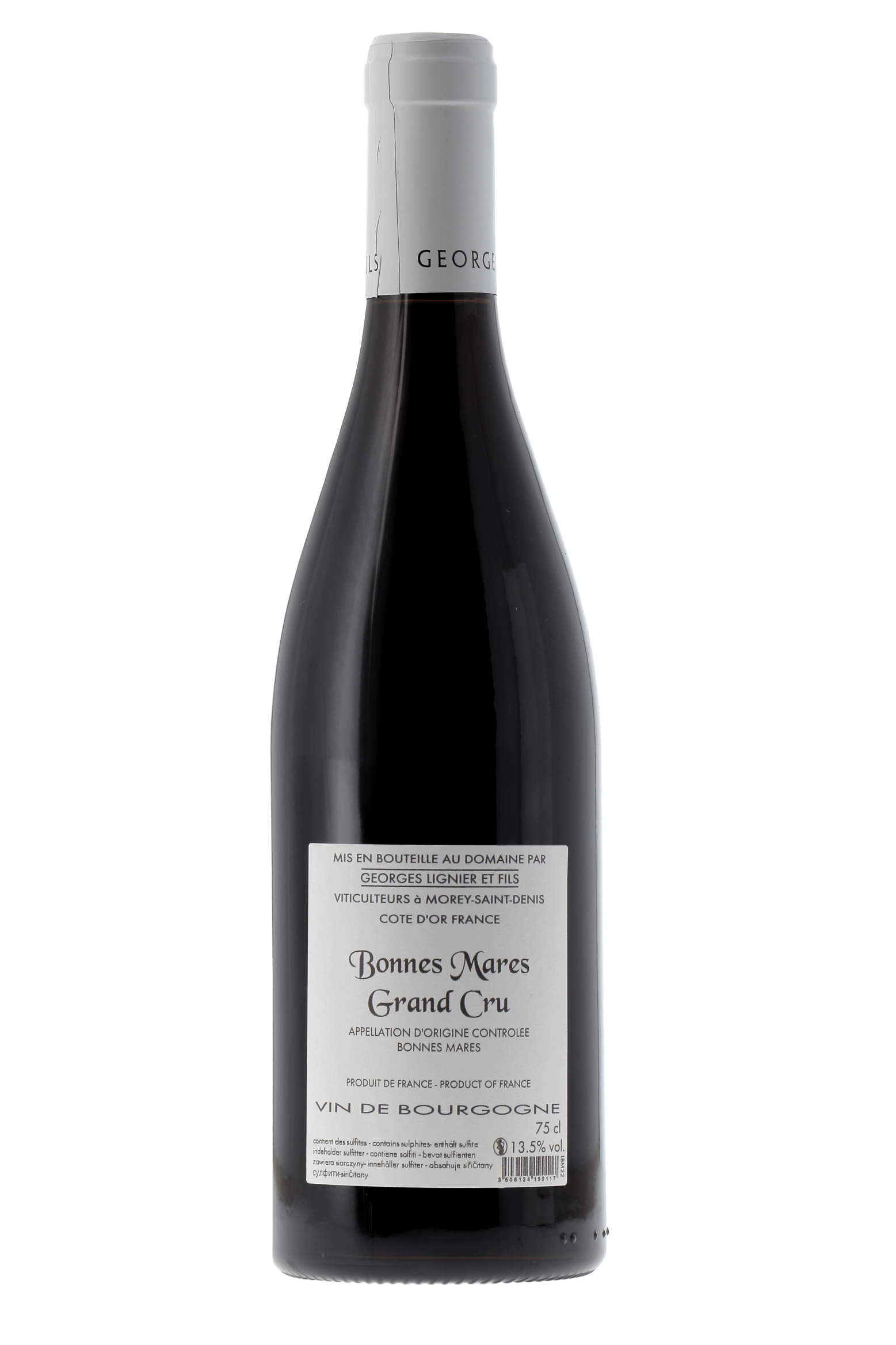 Bonnes-Mares Grand Cru Domaine Georges Lignier & Fils 2022 - frontbs