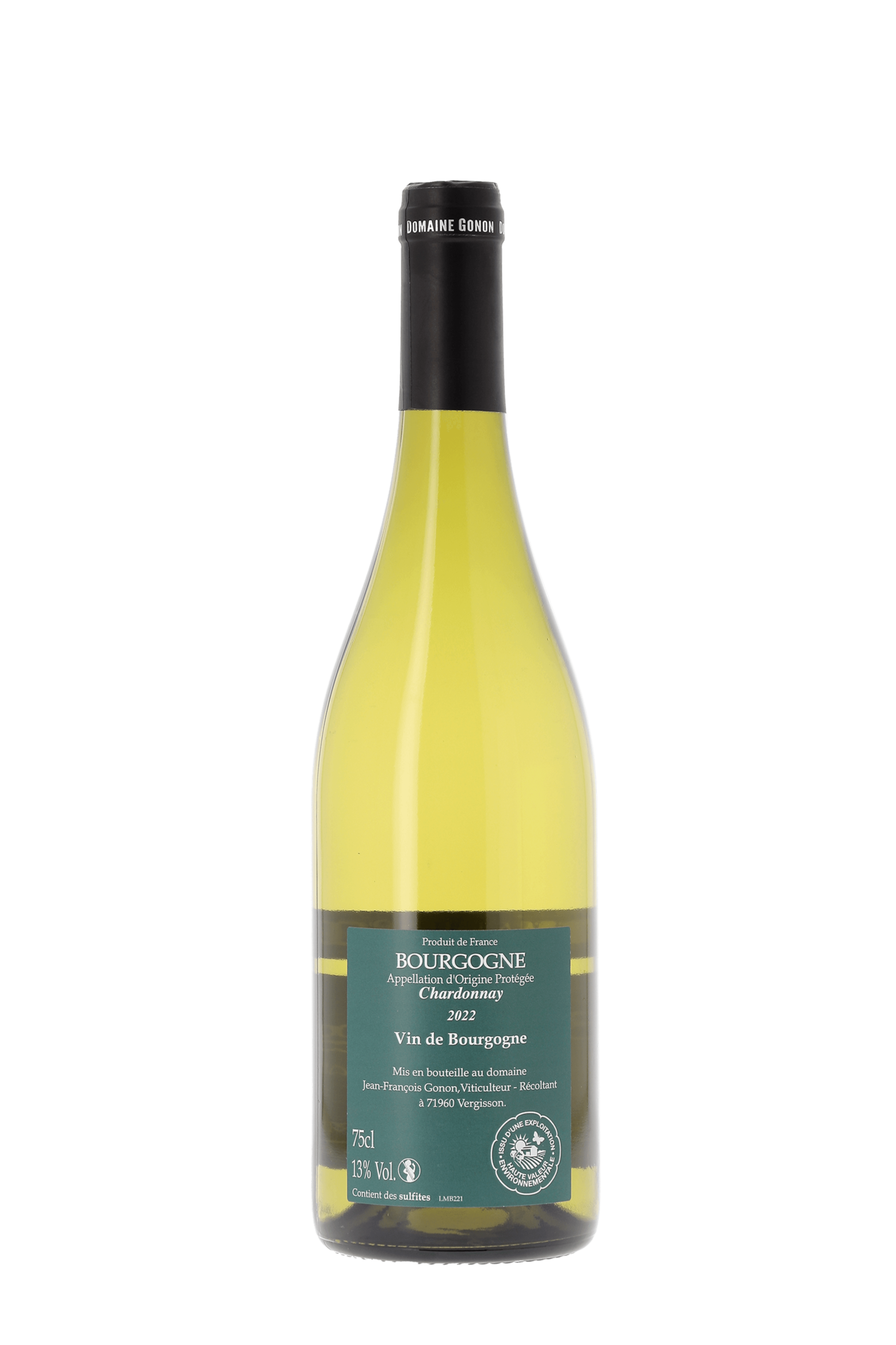 Bourgogne Chardonnay Domaine Gonon 2022 - frontbs