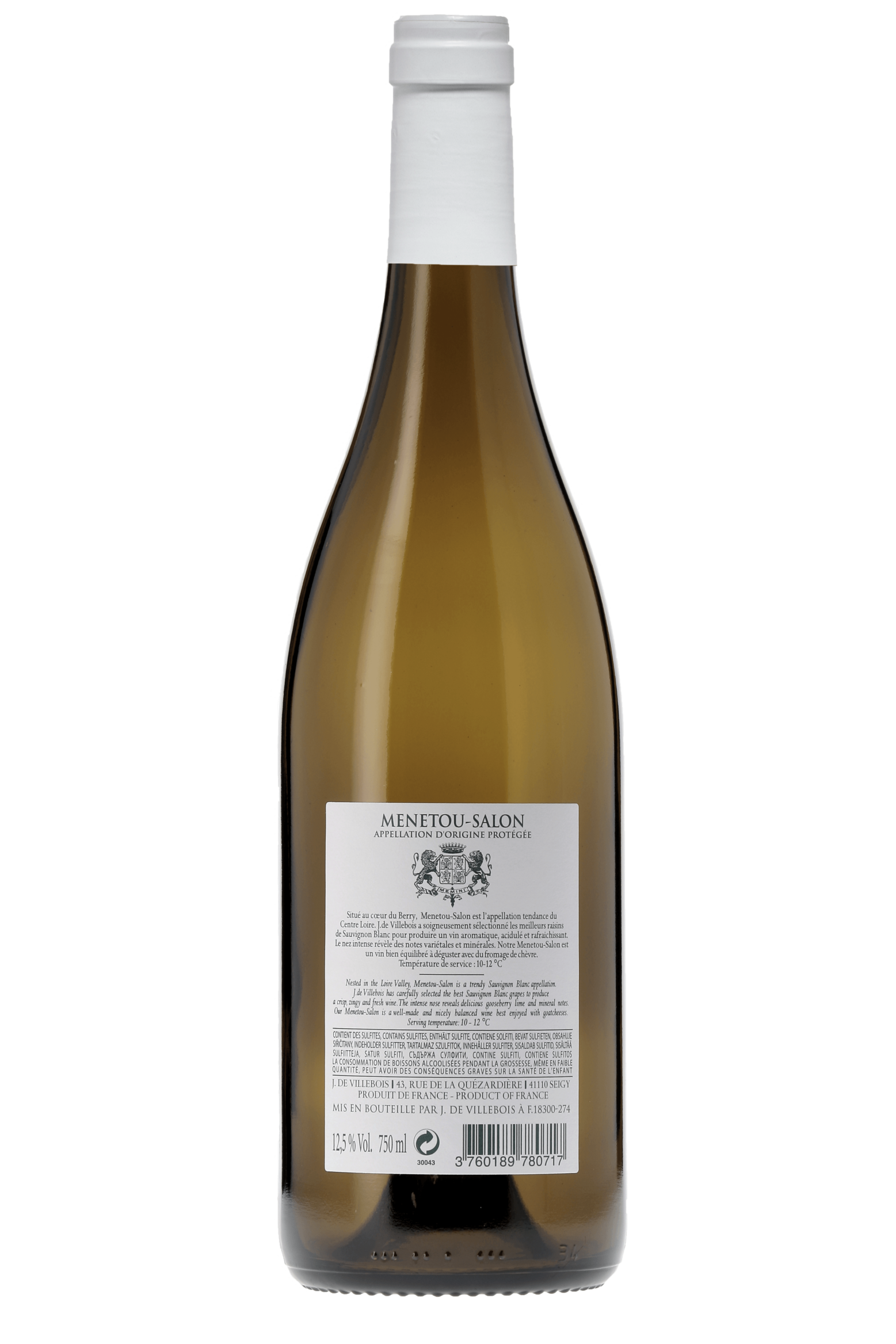 Menetou-Salon J. de Villebois 2021 - frontbs