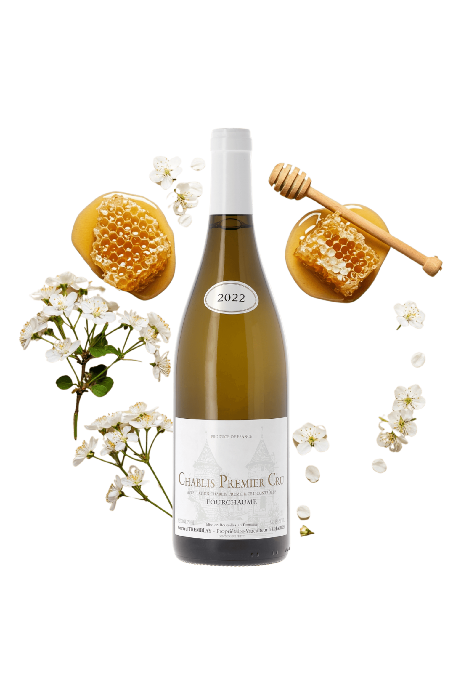 Chablis Premier Cru Fourchaume Domaine Gérard Tremblay 2022 - frontbs