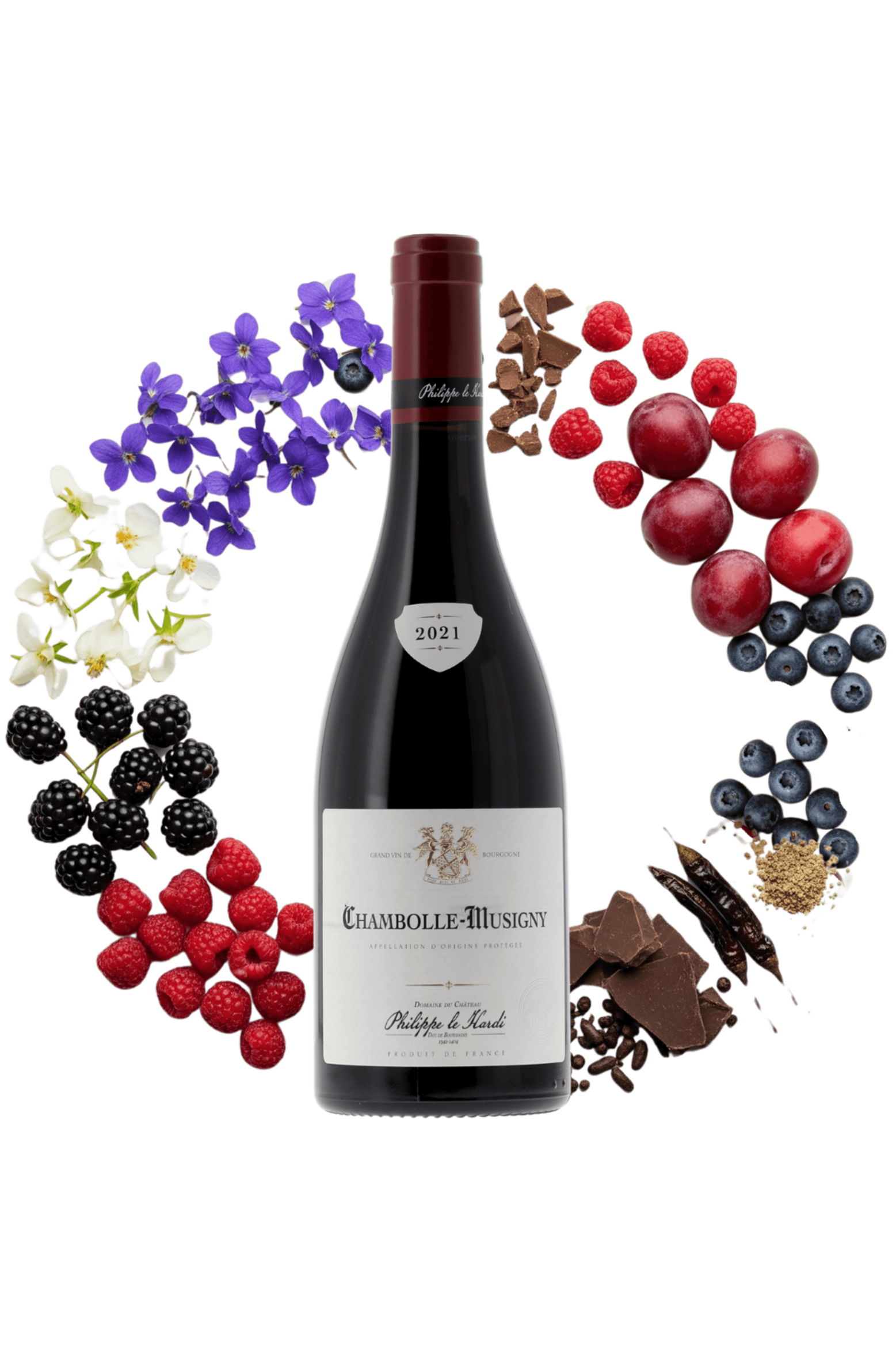 Chambolle-Musigny Philippe le Hardi 2021 - frontbs