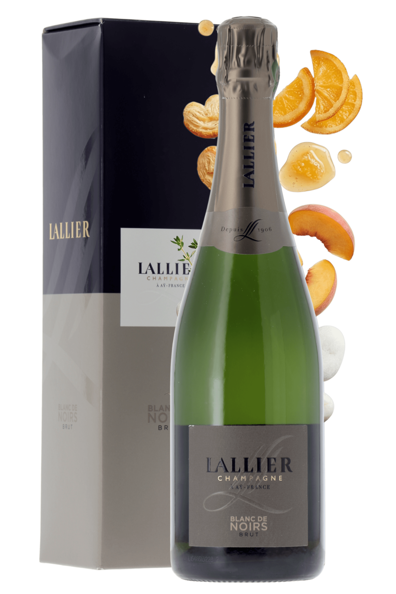 Champagne Blanc de Noirs Champagne Lallier NM - frontbs