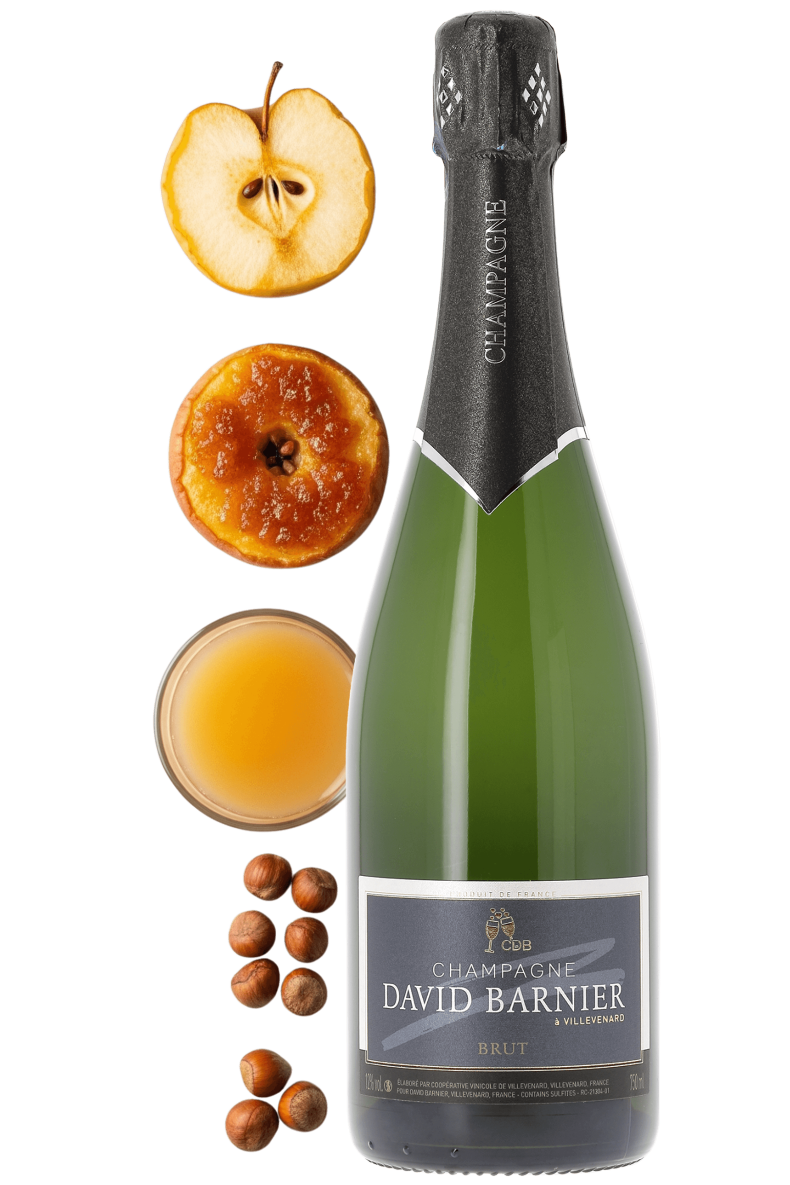 Champagne Brut Champagne David Barnier NM - frontbs