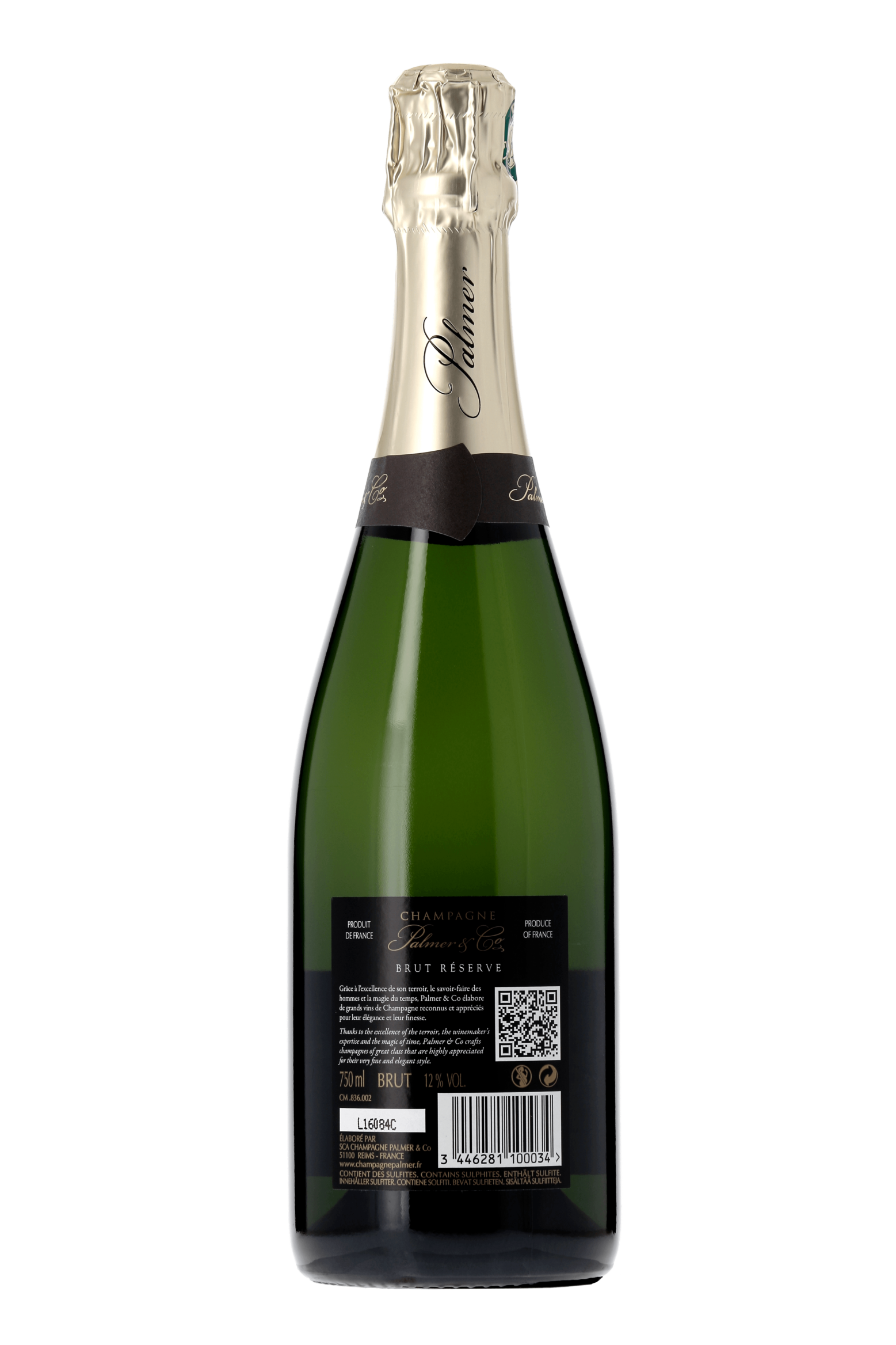Champagne Brut Réserve Champagne Palmer NM - frontbs