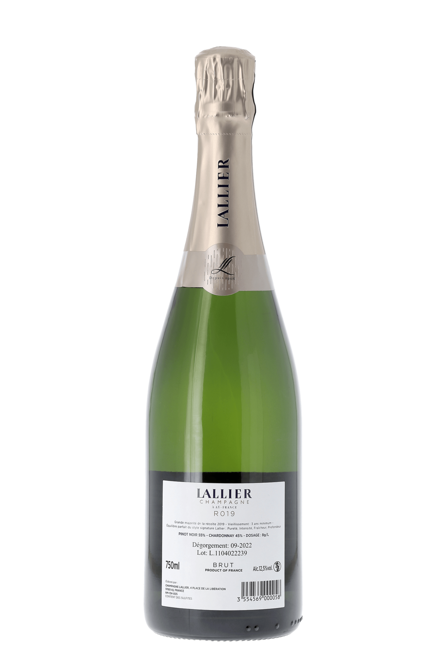 Champagne R019 Champagne Lallier NM - frontbs
