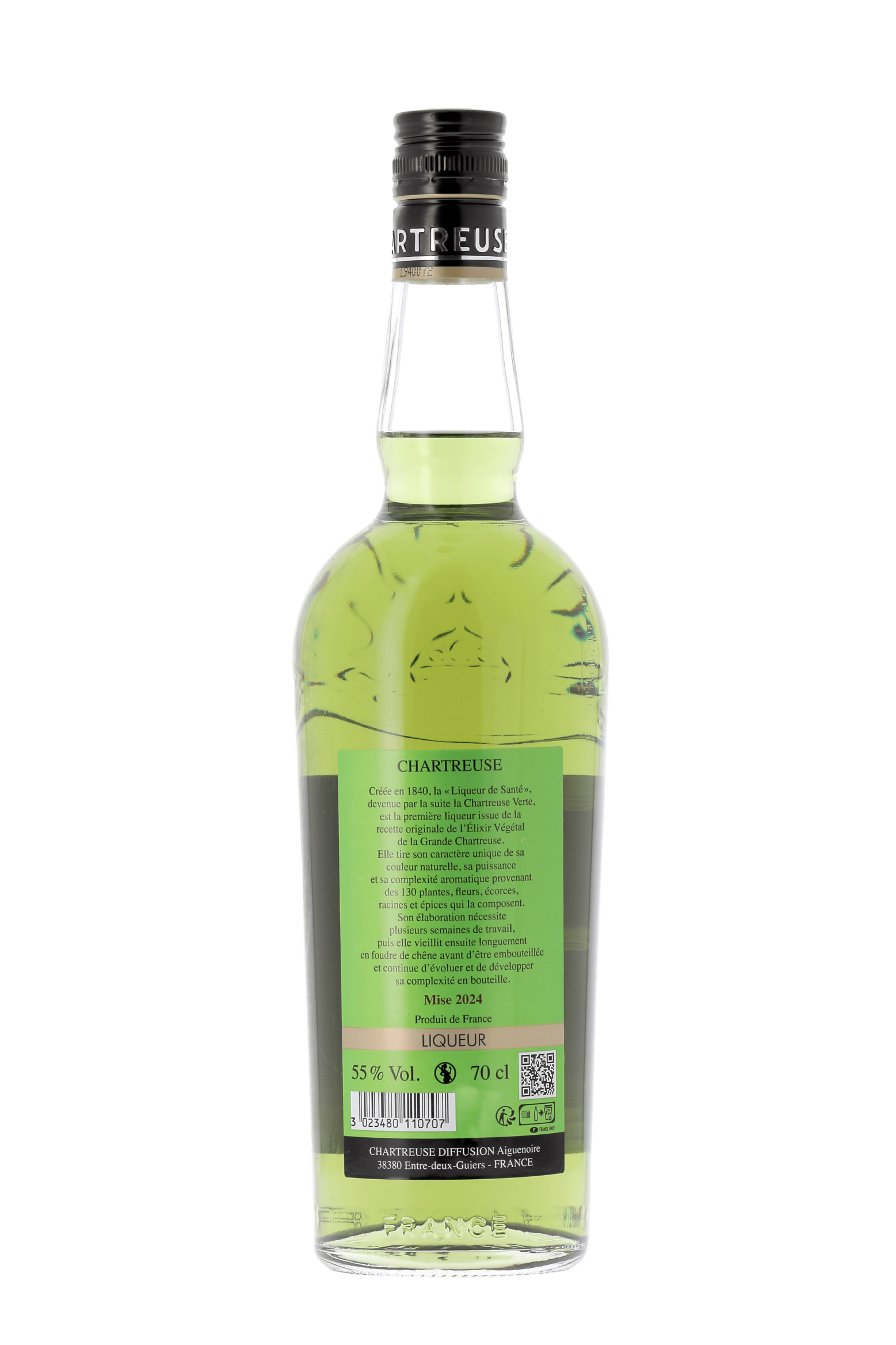 Chartreuse Verte Chartreuse Difusion 70cl - frontbs