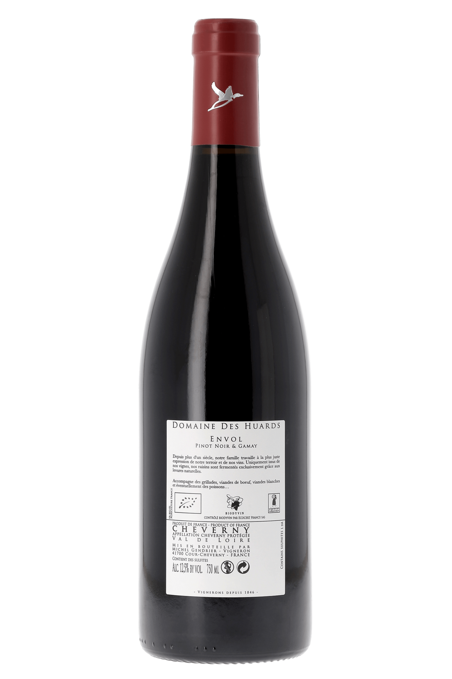 Cheverny Envol Domaine des Huards 2020 - frontbs