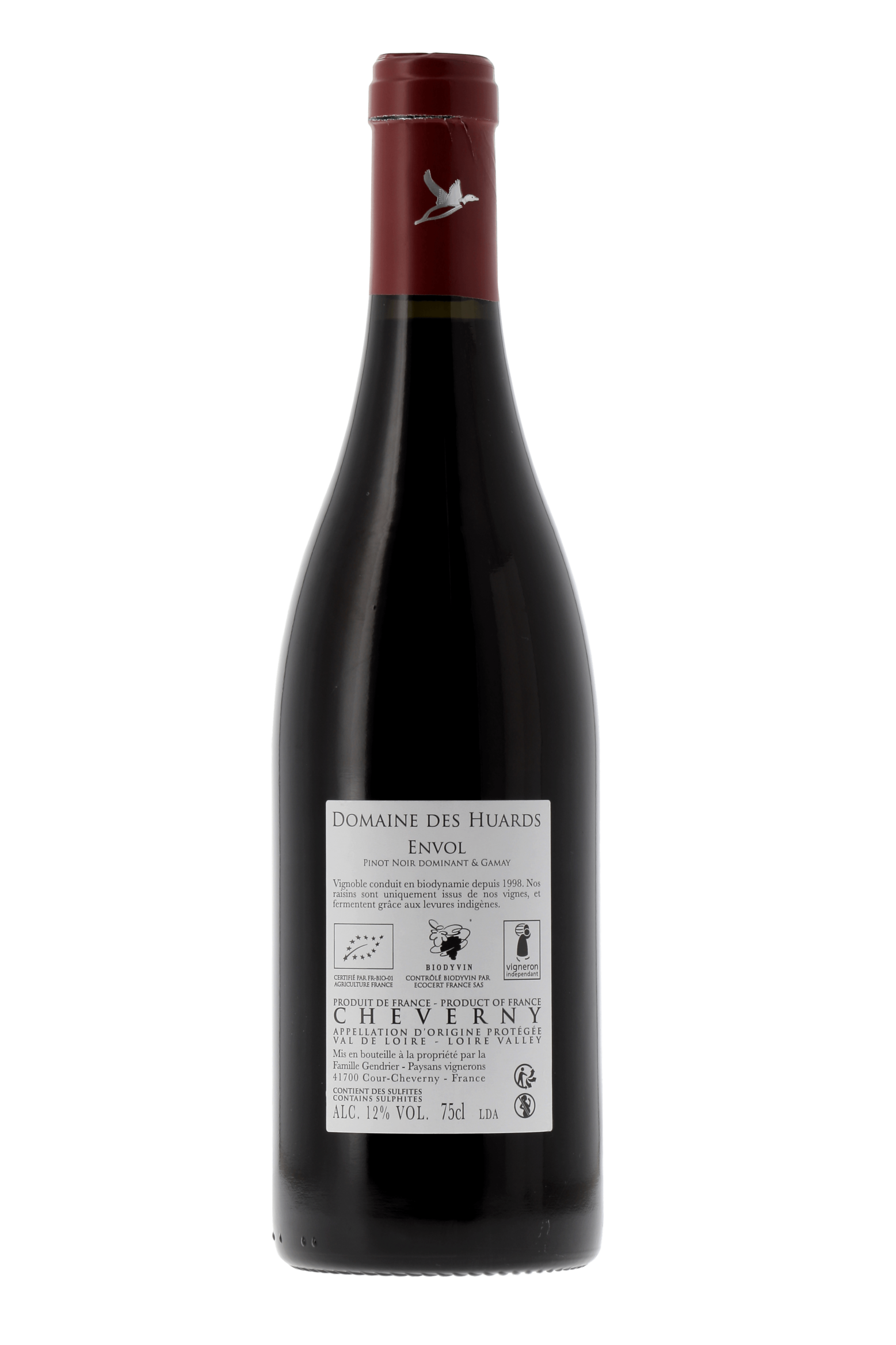 Cheverny Envol Domaine des Huards 2021 - frontbs