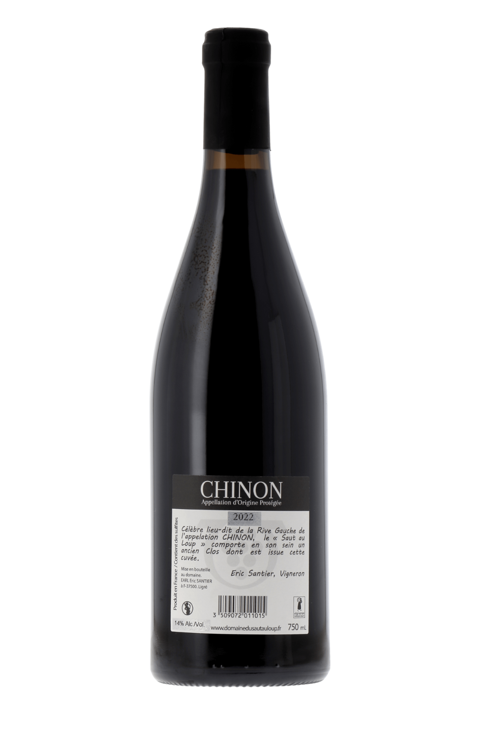 Chinon Clos du Saut au Loup Domaine Dozon 2022 - frontbs