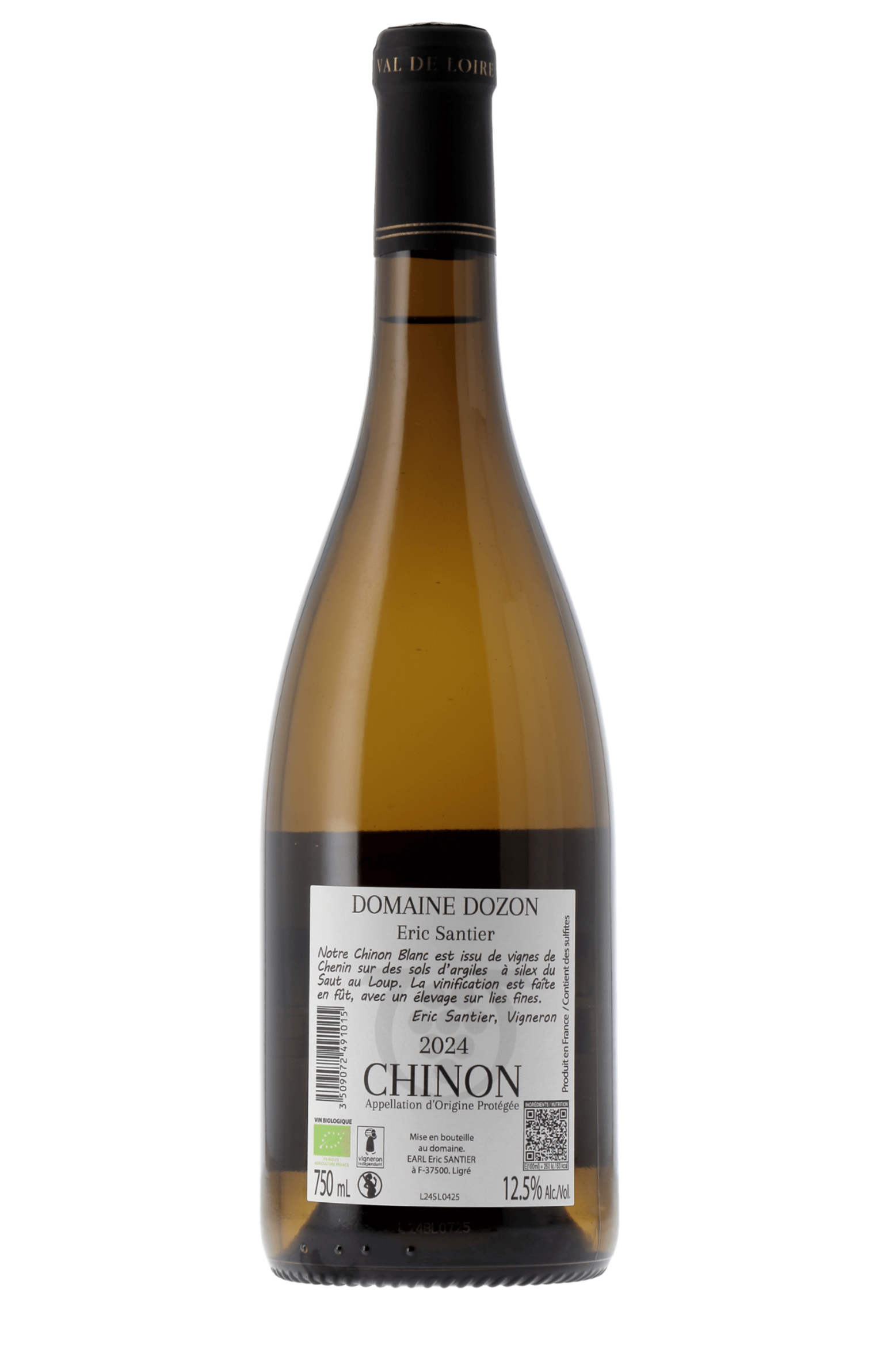 Chinon Le Saut au Loup Domaine Dozon 2024 - frontbs