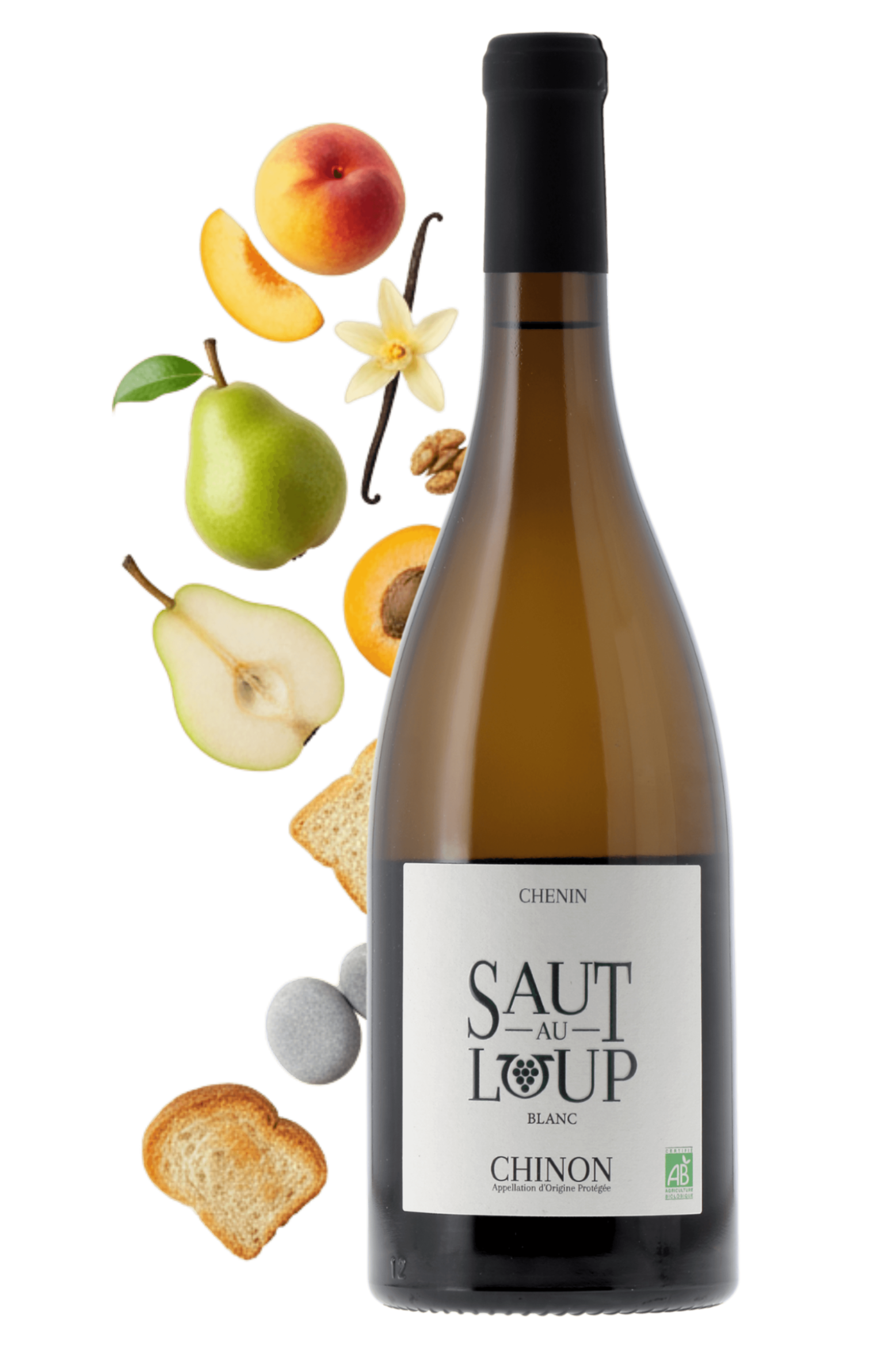 Chinon Le Saut au Loup Domaine Dozon 2024 - frontbs