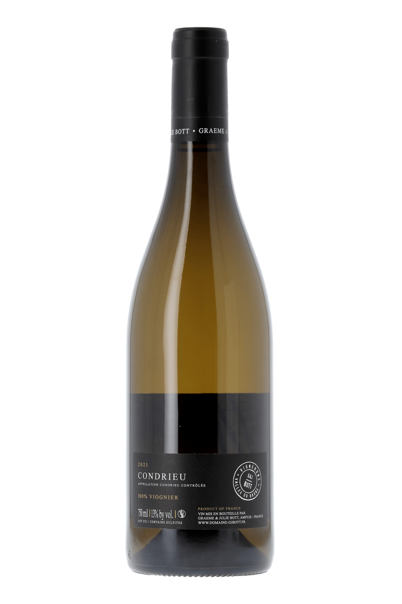Condrieu Domaine Graeme & Julie Bott 2021 - frontbs