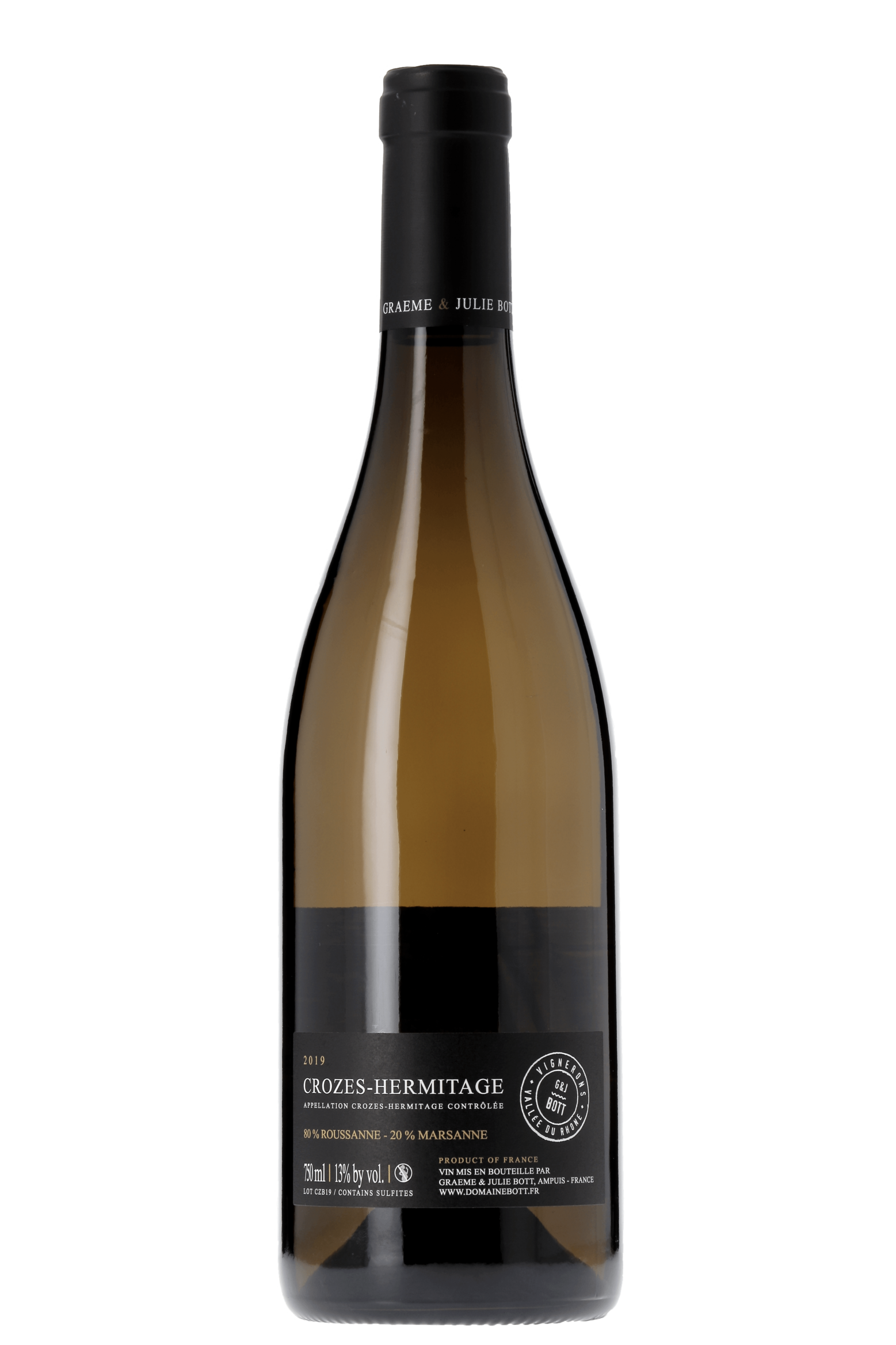 Crozes-Hermitage Domaine Graeme & Julie Bott 2019 - frontbs