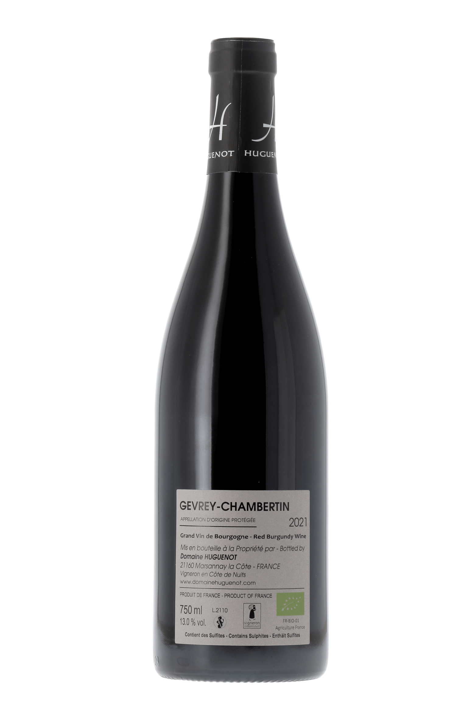 Gevrey-Chambertin Domaine Huguenot 2021 - frontbs
