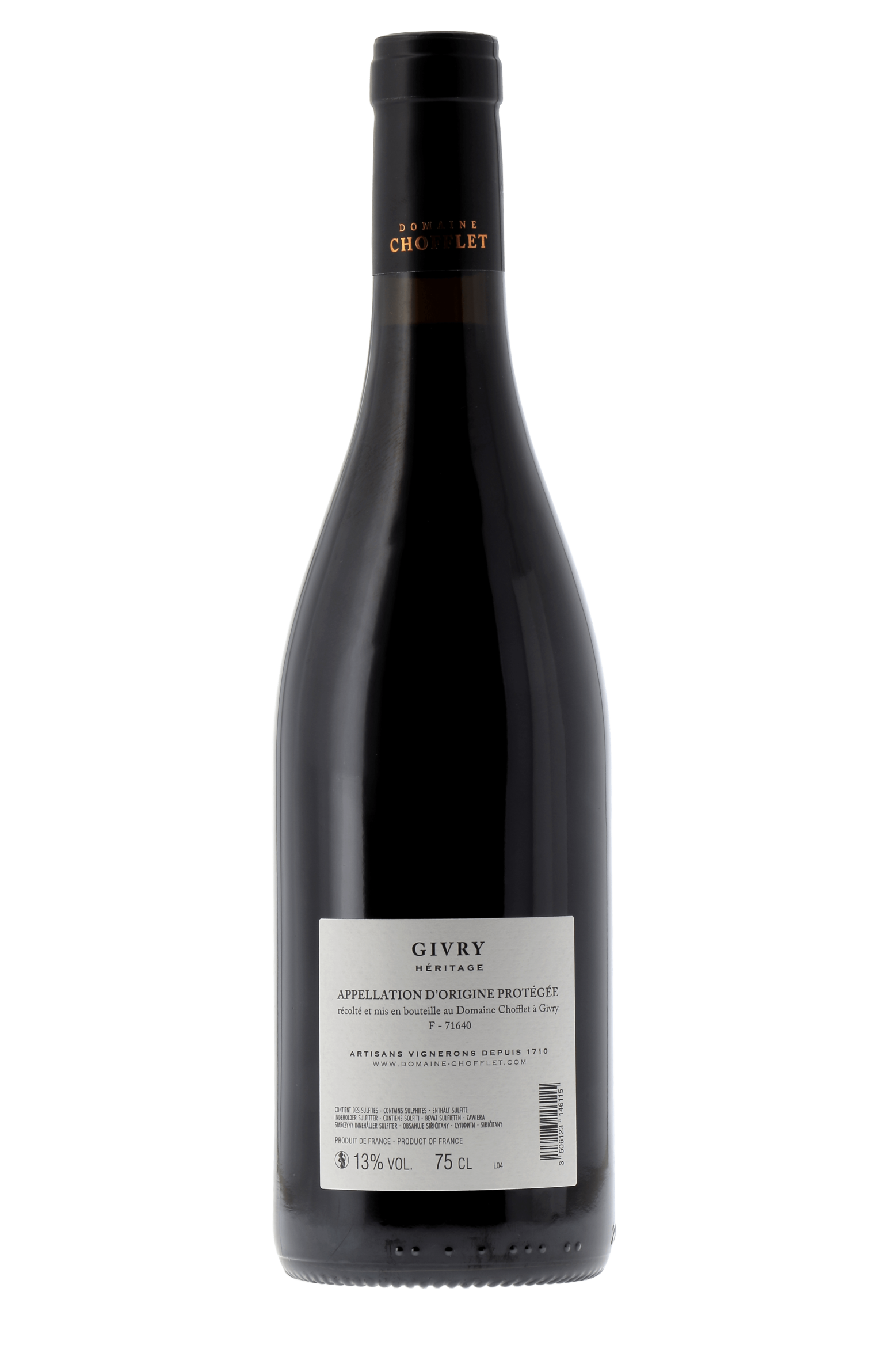 Givry Héritage Domaine Chofflet 2022 - frontbs