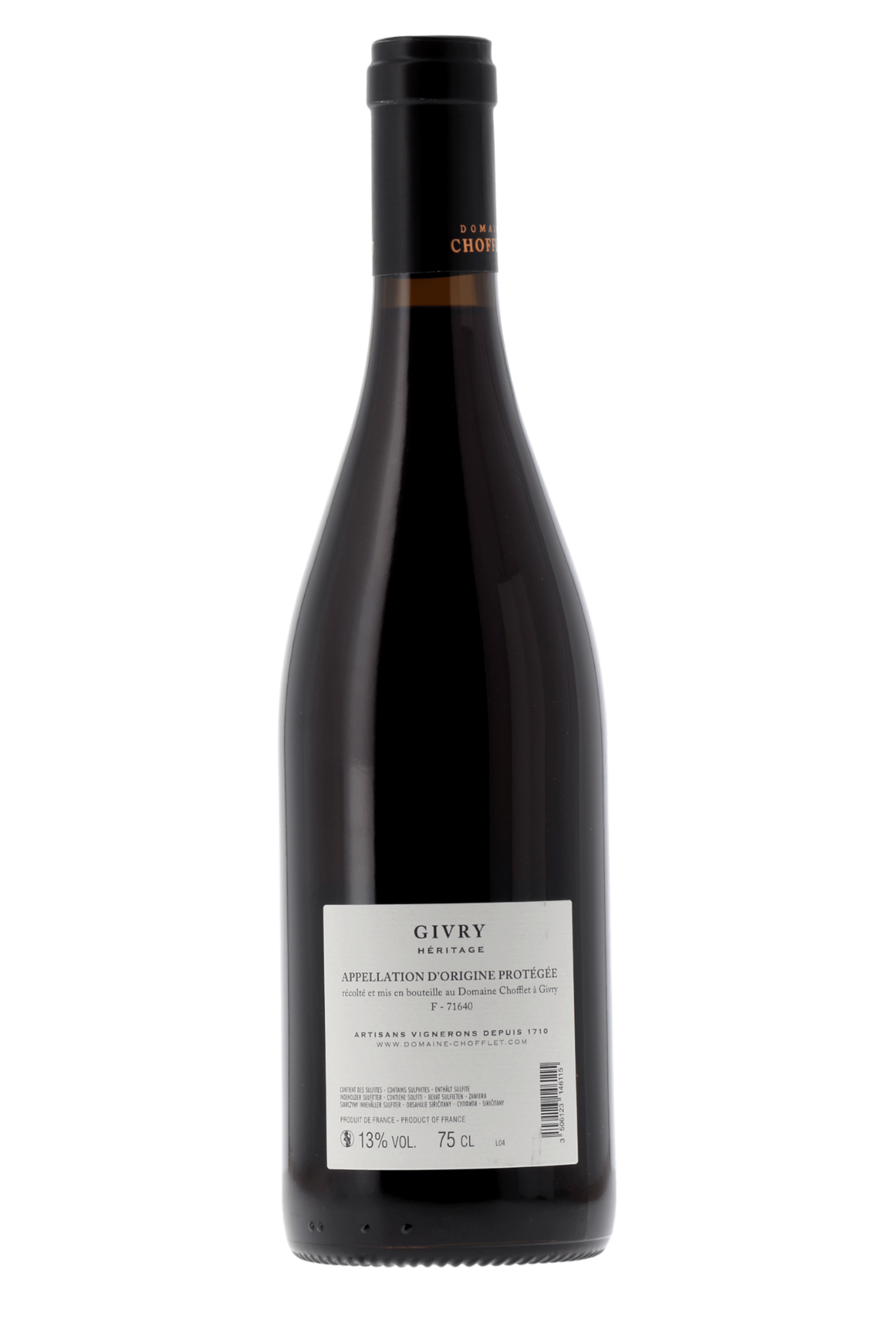 Givry Héritage Domaine Chofflet 2023 - frontbs