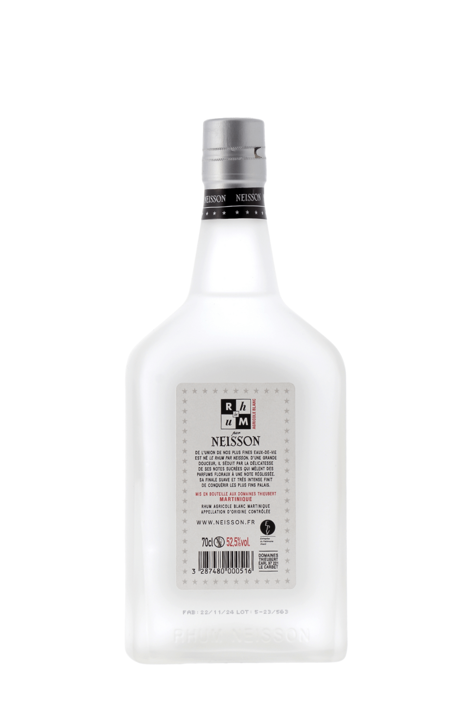 Le RHUM blanc par Neisson - Neisson - frontbs