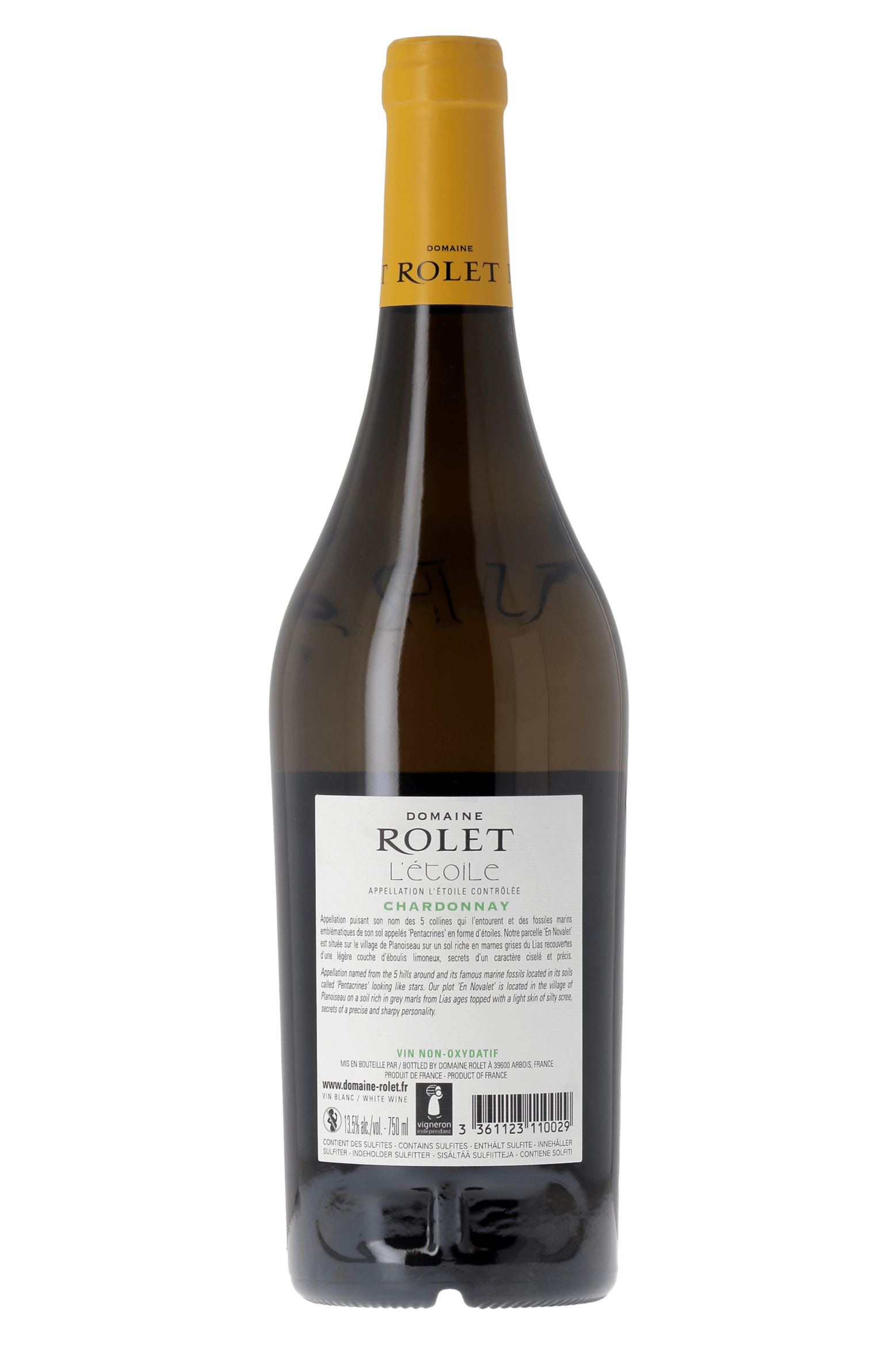 L'Etoile Domaine Rolet 2020 - frontbs