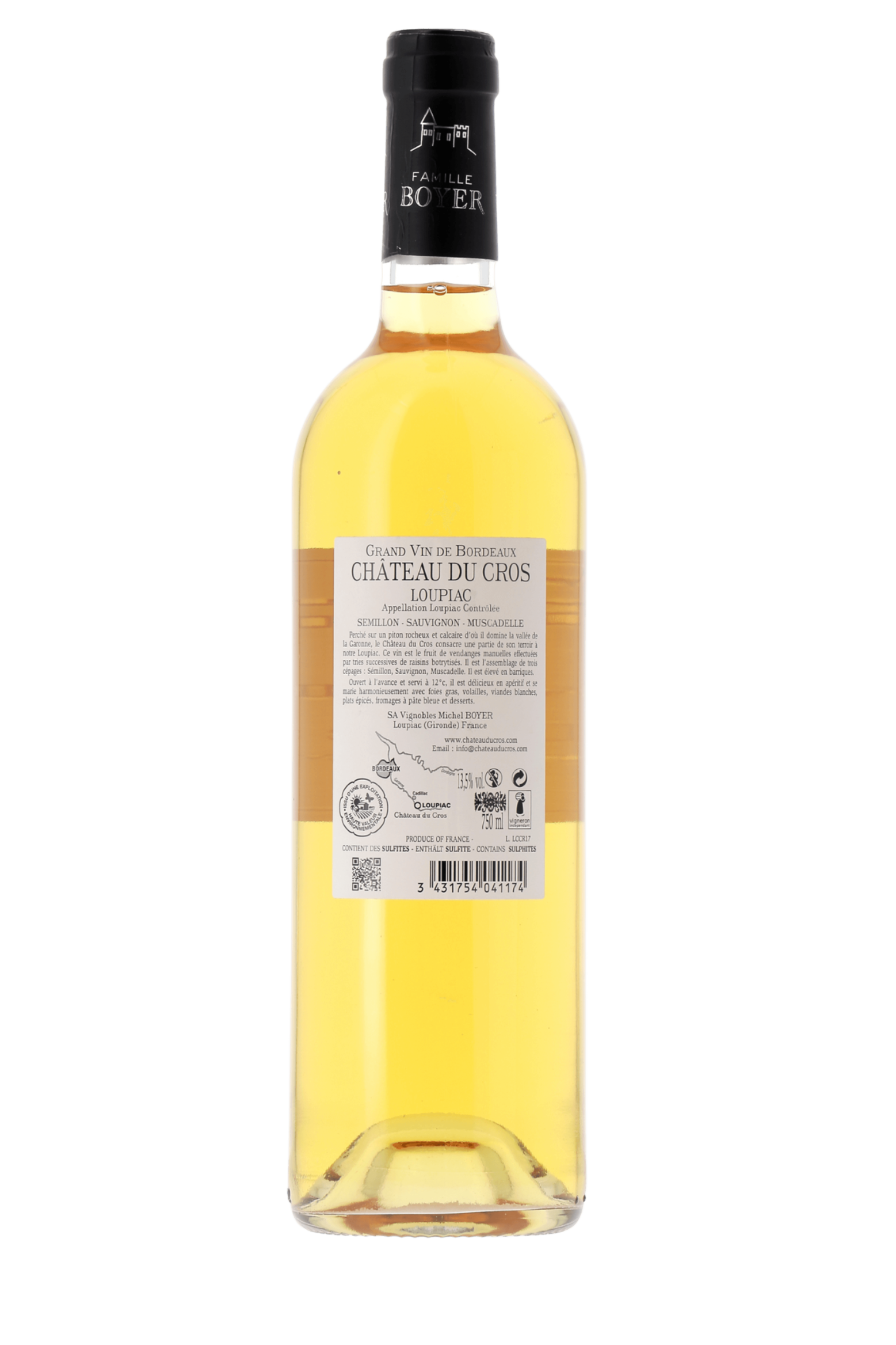 Loupiac Château du Cros Château du Cros 2017 - frontbs