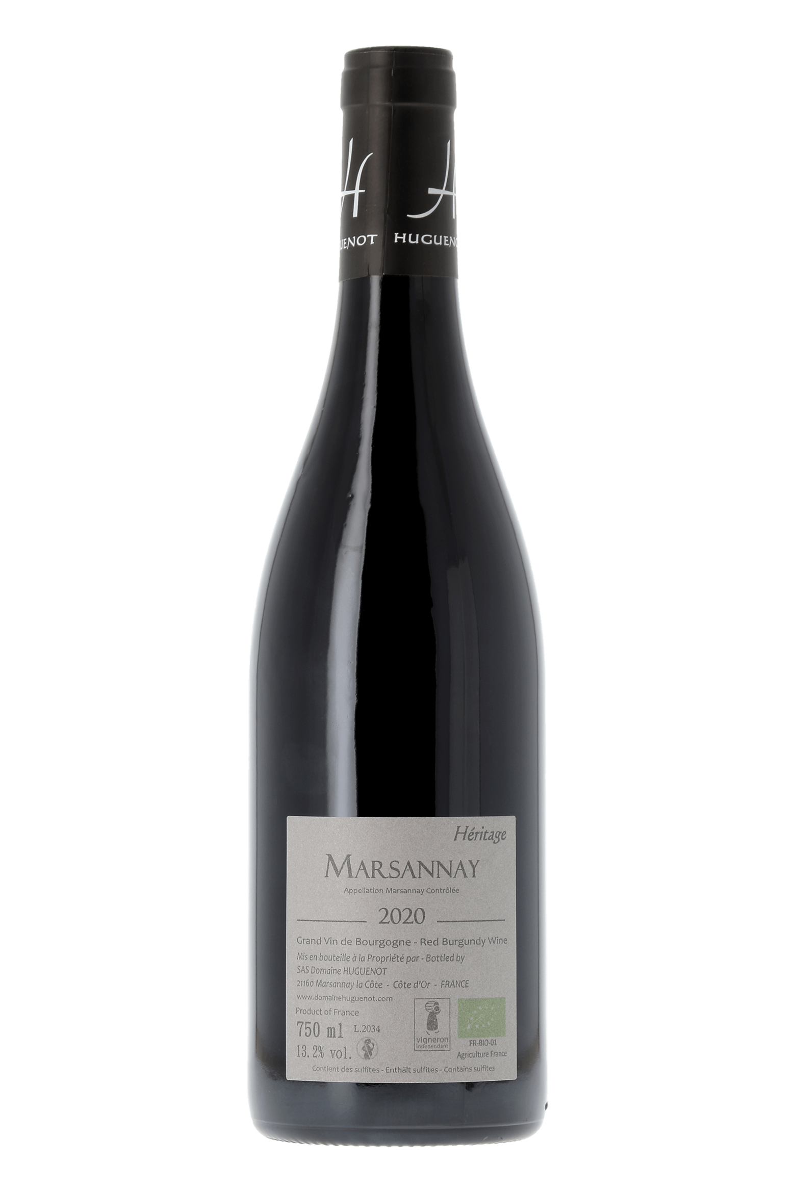 Marsannay Héritage Domaine Huguenot 2020 - frontbs