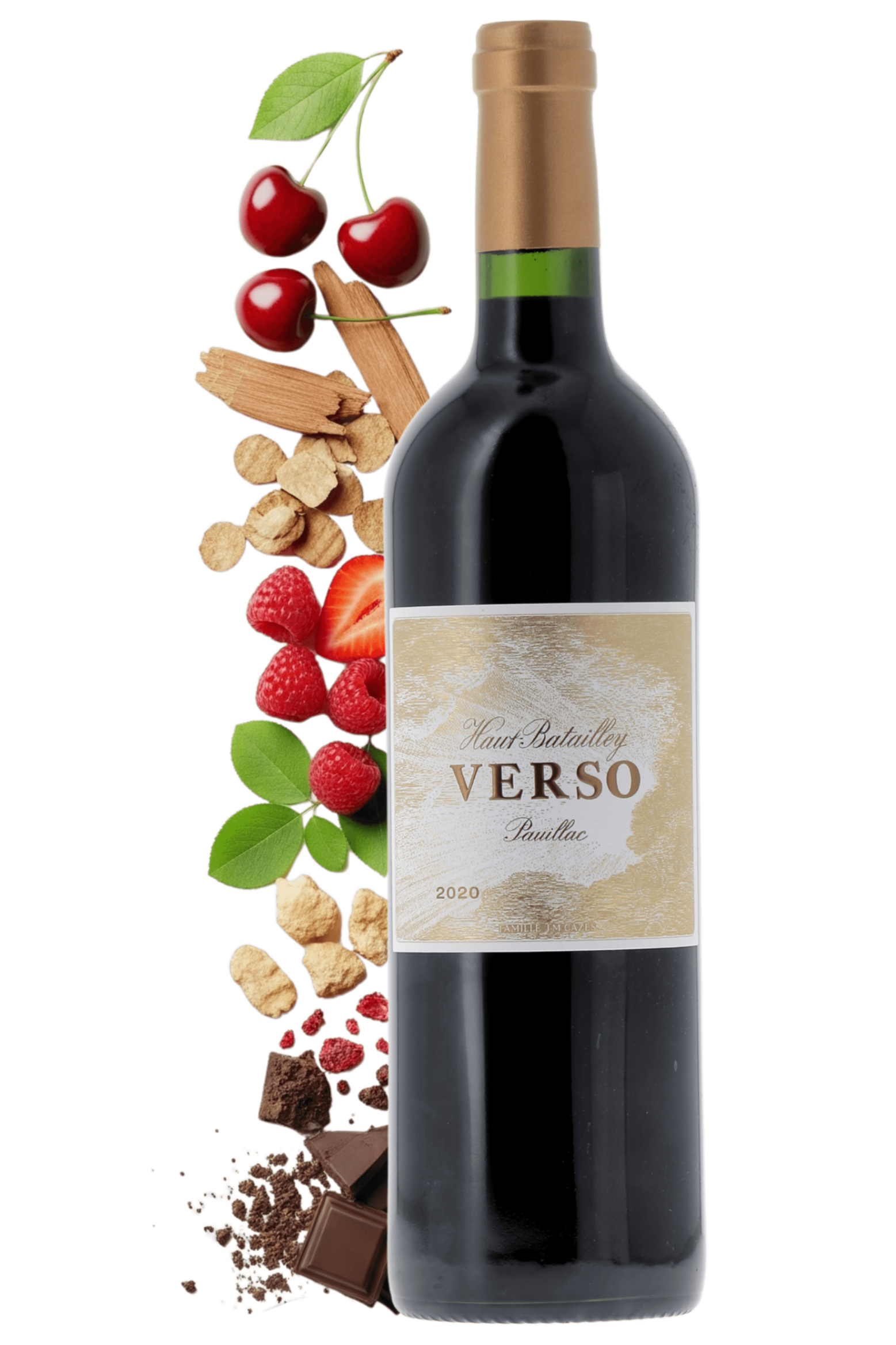 Pauillac Cuvée Verso Château Haut-Batailley 2020 - frontbs