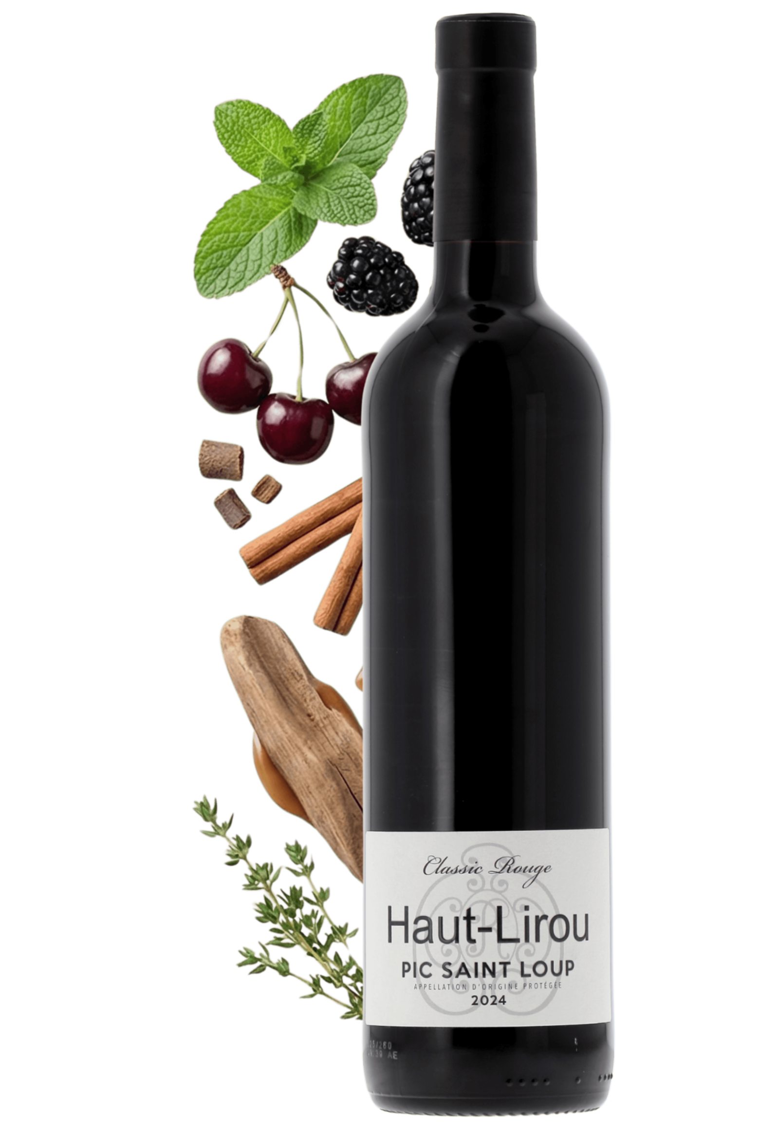 Pic Saint-Loup Classic Domaine Haut-Lirou 2024 - frontbs