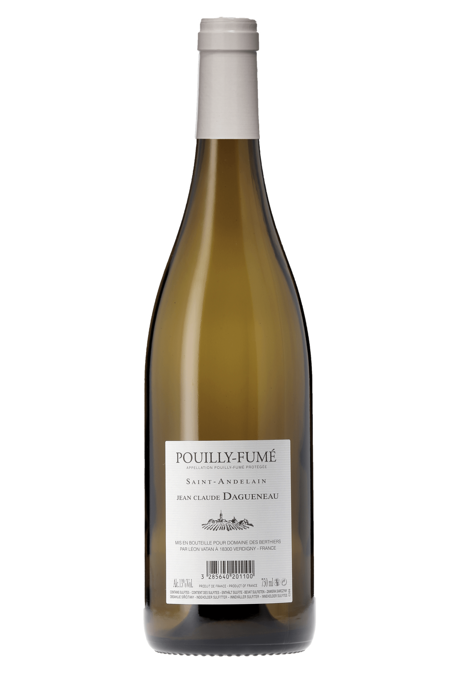 Pouilly-Fumé Saint Andelain Domaine des Berthiers 2022 - frontbs