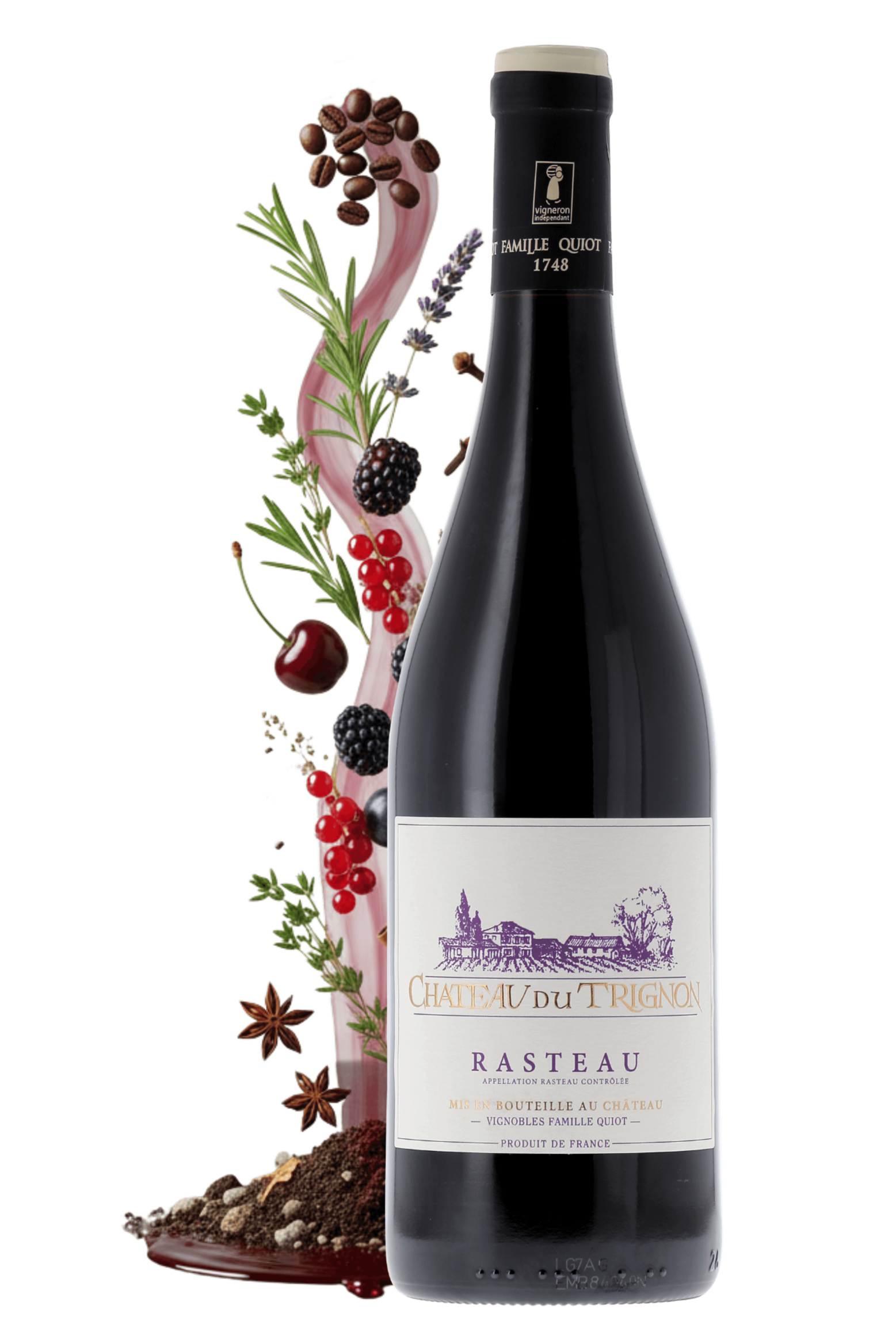Rasteau Château du Trignon 2022 - frontbs
