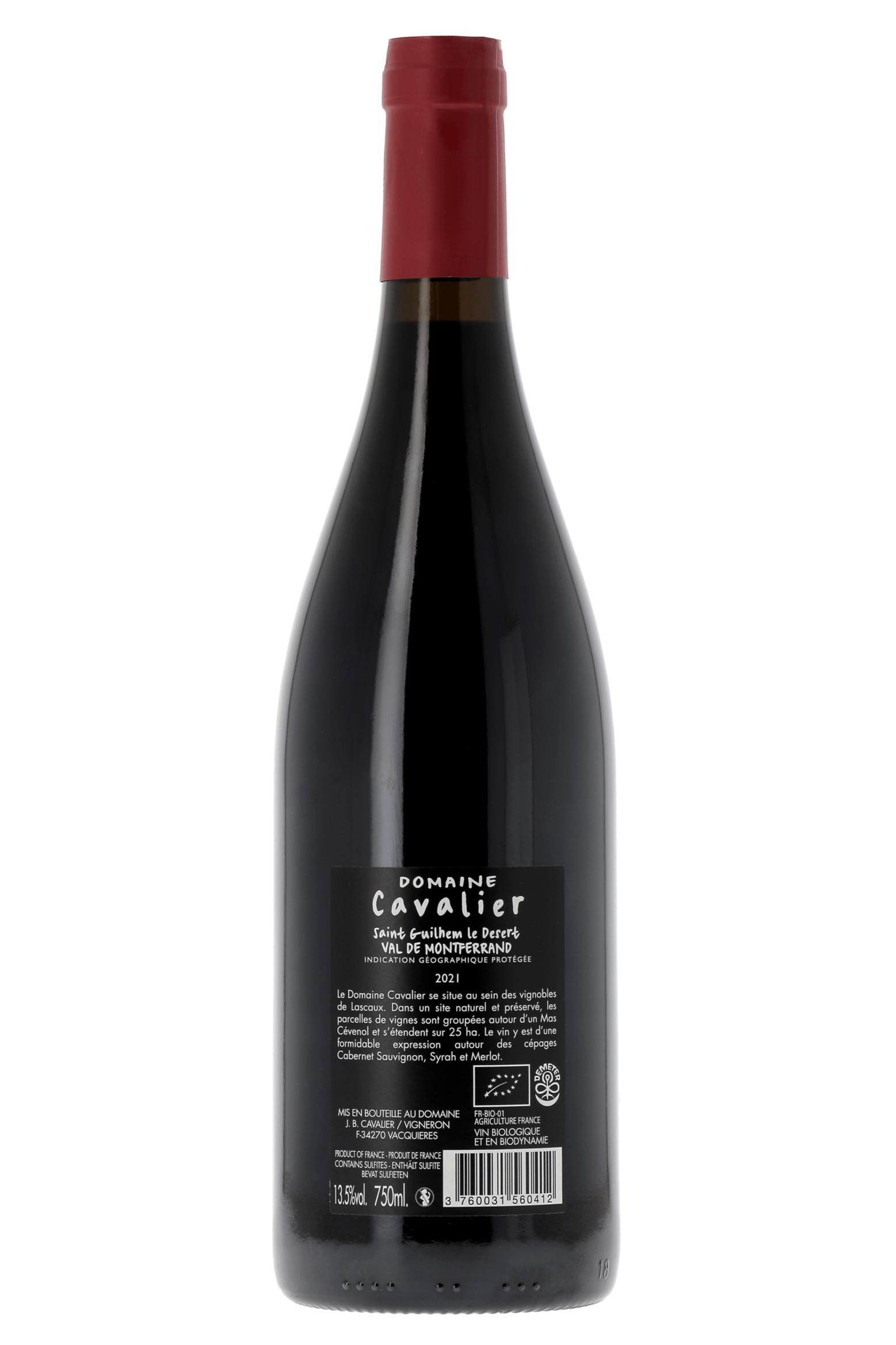 Saint-Guilhem-le-Désert Domaine Cavalier 2021 - frontbs