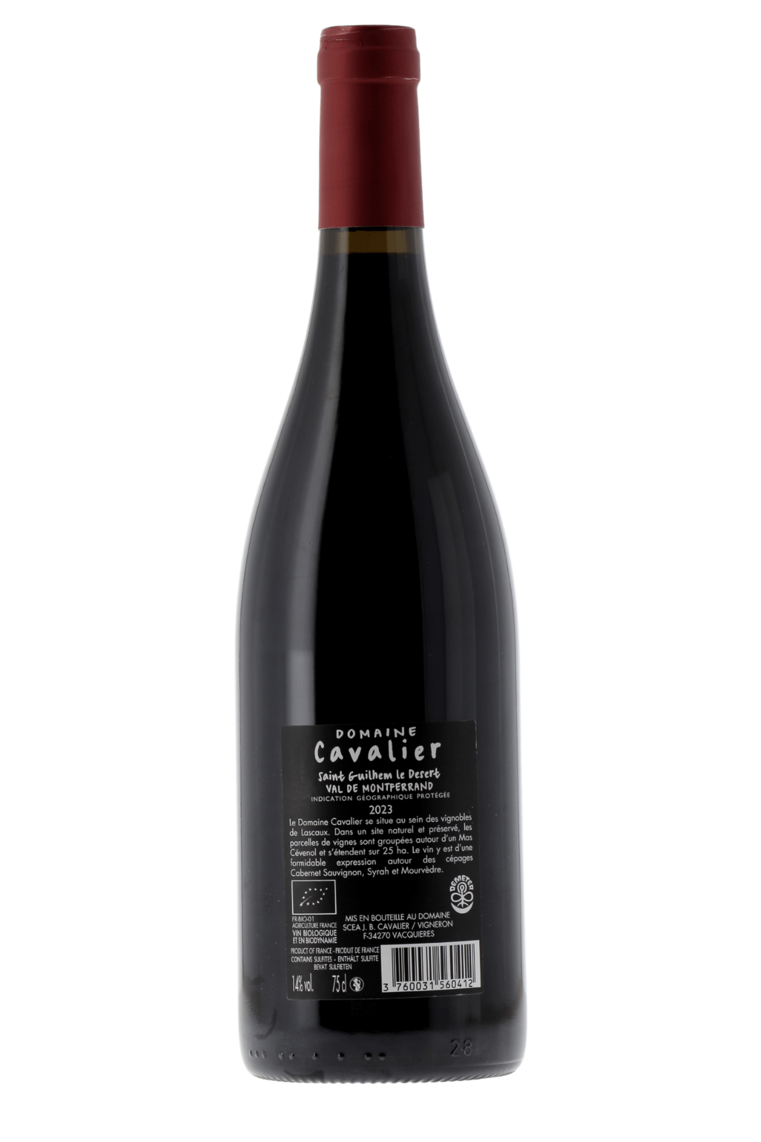 Saint-Guilhem-le-Désert Domaine Cavalier 2023 - frontbs