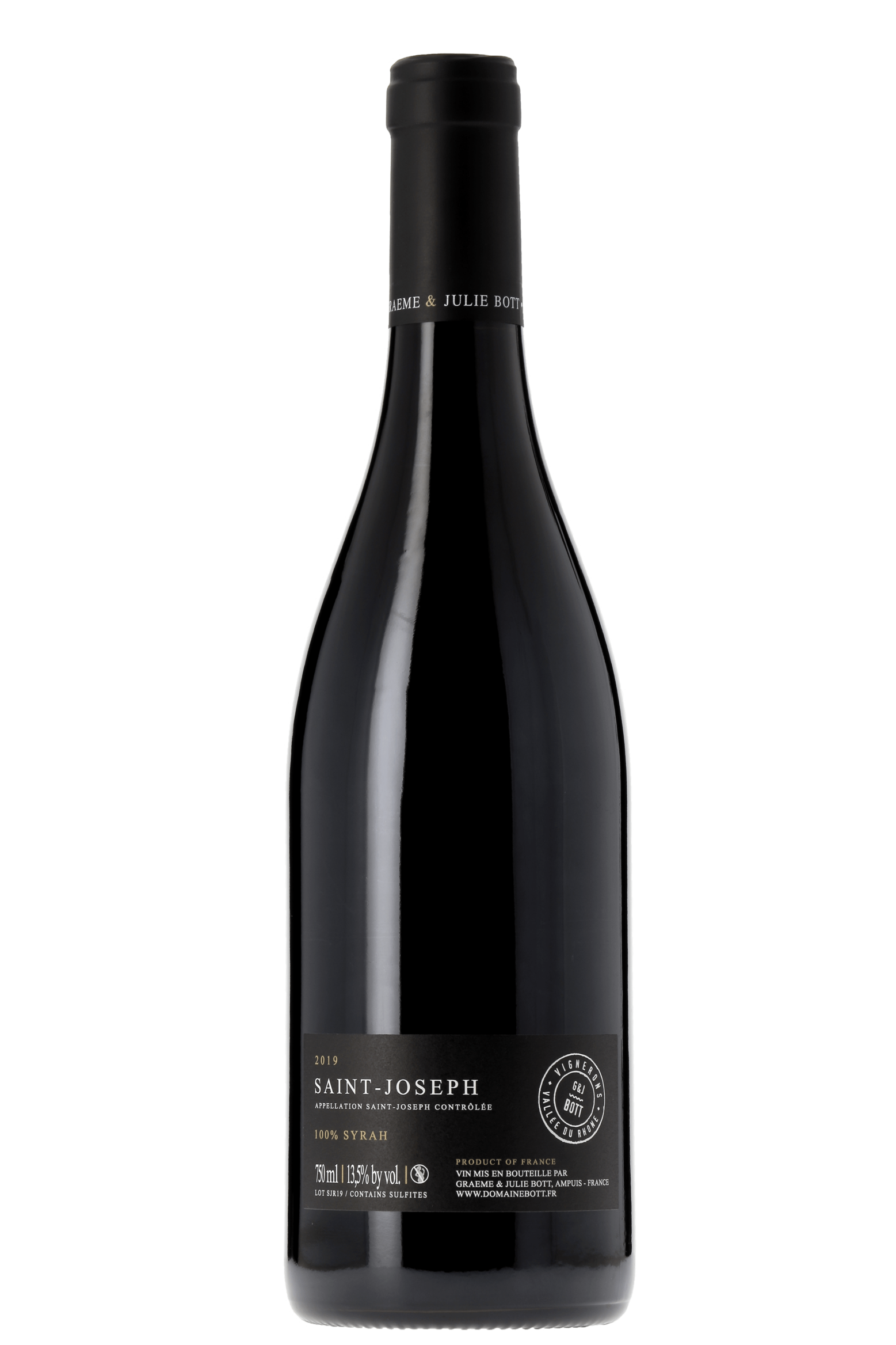 Saint-Joseph Domaine Graeme & Julie Bott 2019 - frontbs