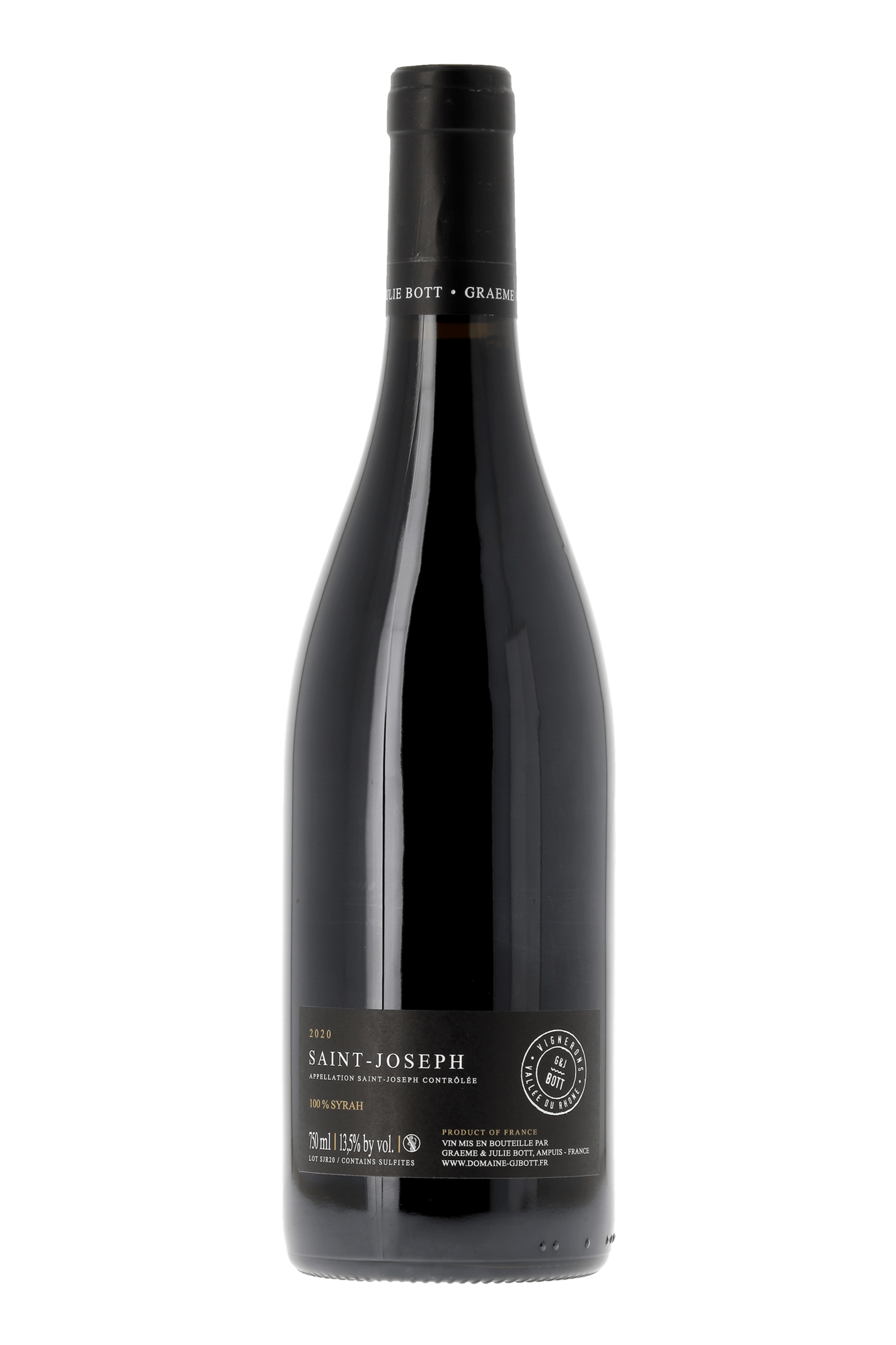 Saint-Joseph Domaine Graeme & Julie Bott 2020 - frontbs