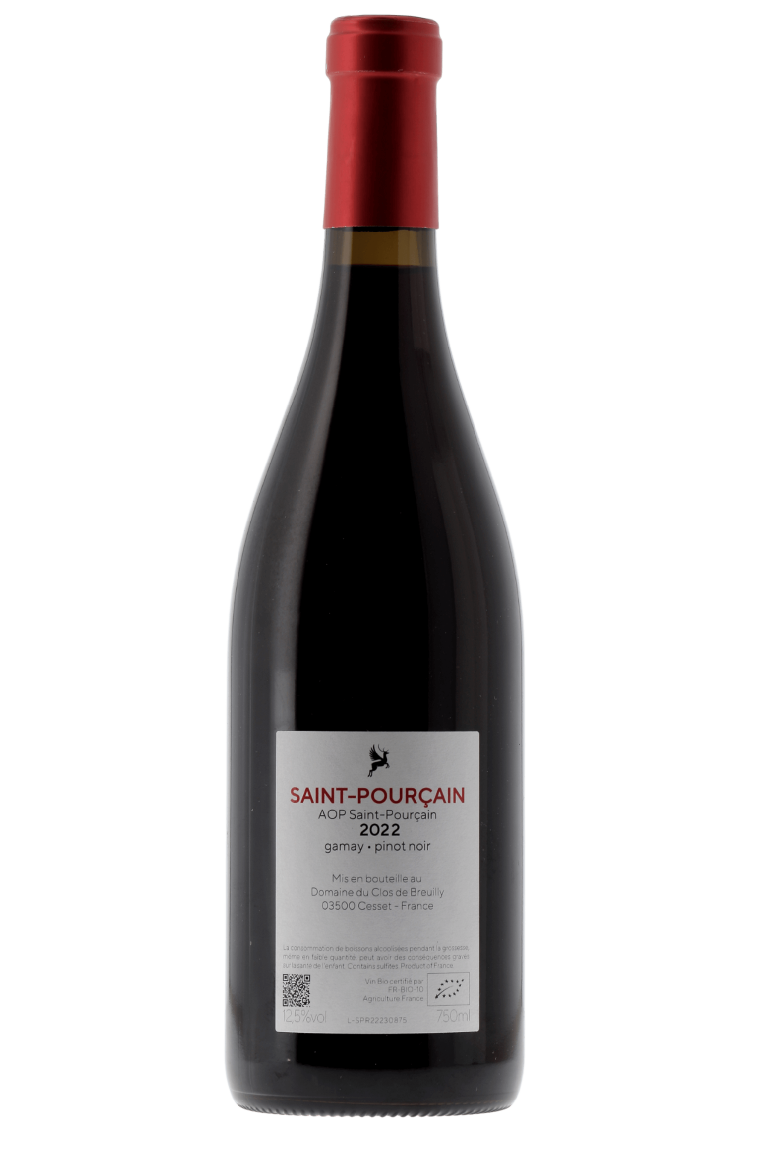 Saint-Pourçain Clos de Breuilly 2022 - frontbs