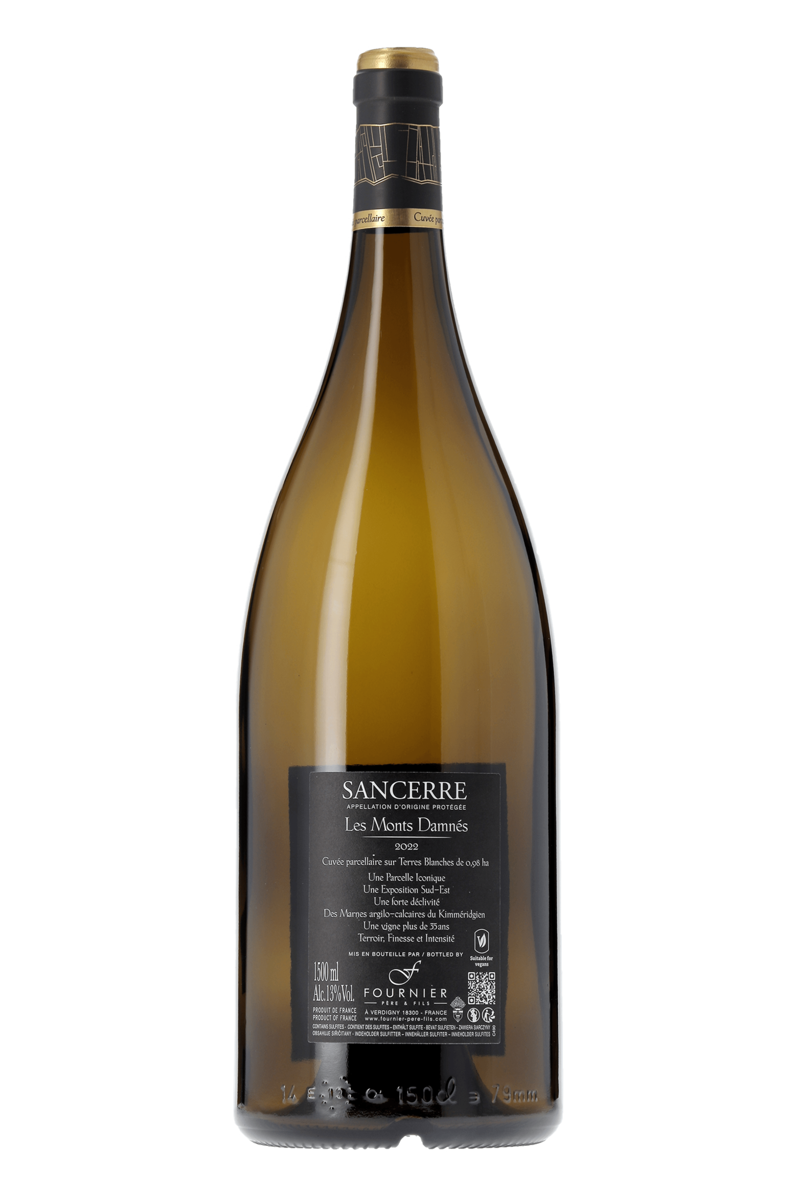 Sancerre Les Monts Damnés Fournier Père et Fils 2022 150cl - frontbs
