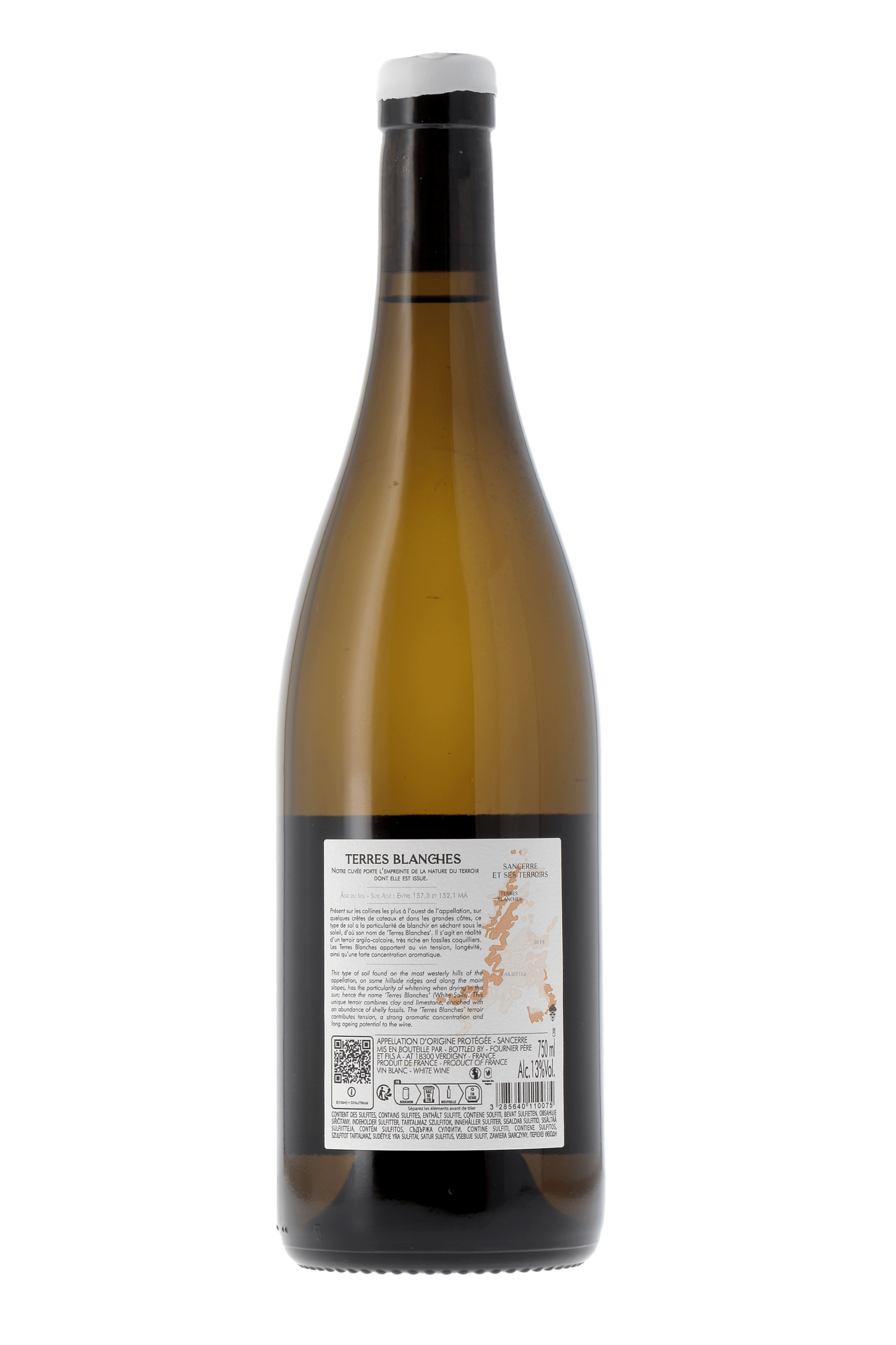 Sancerre Les Terres Blanches Fournier Père et Fils 2022 - frontbs