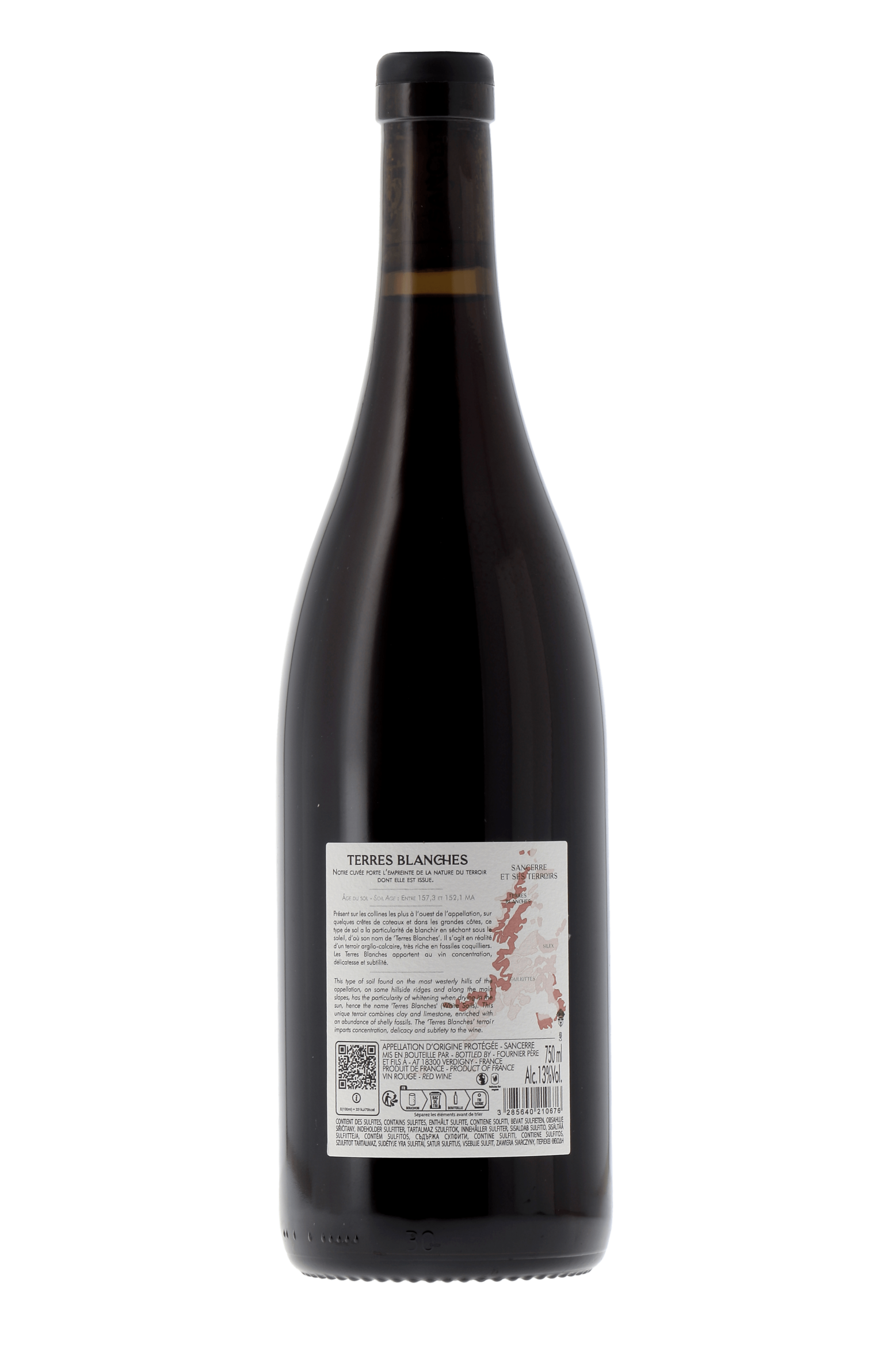 Sancerre Les Terres Blanches Fournier Père et Fils 2022 - frontbs