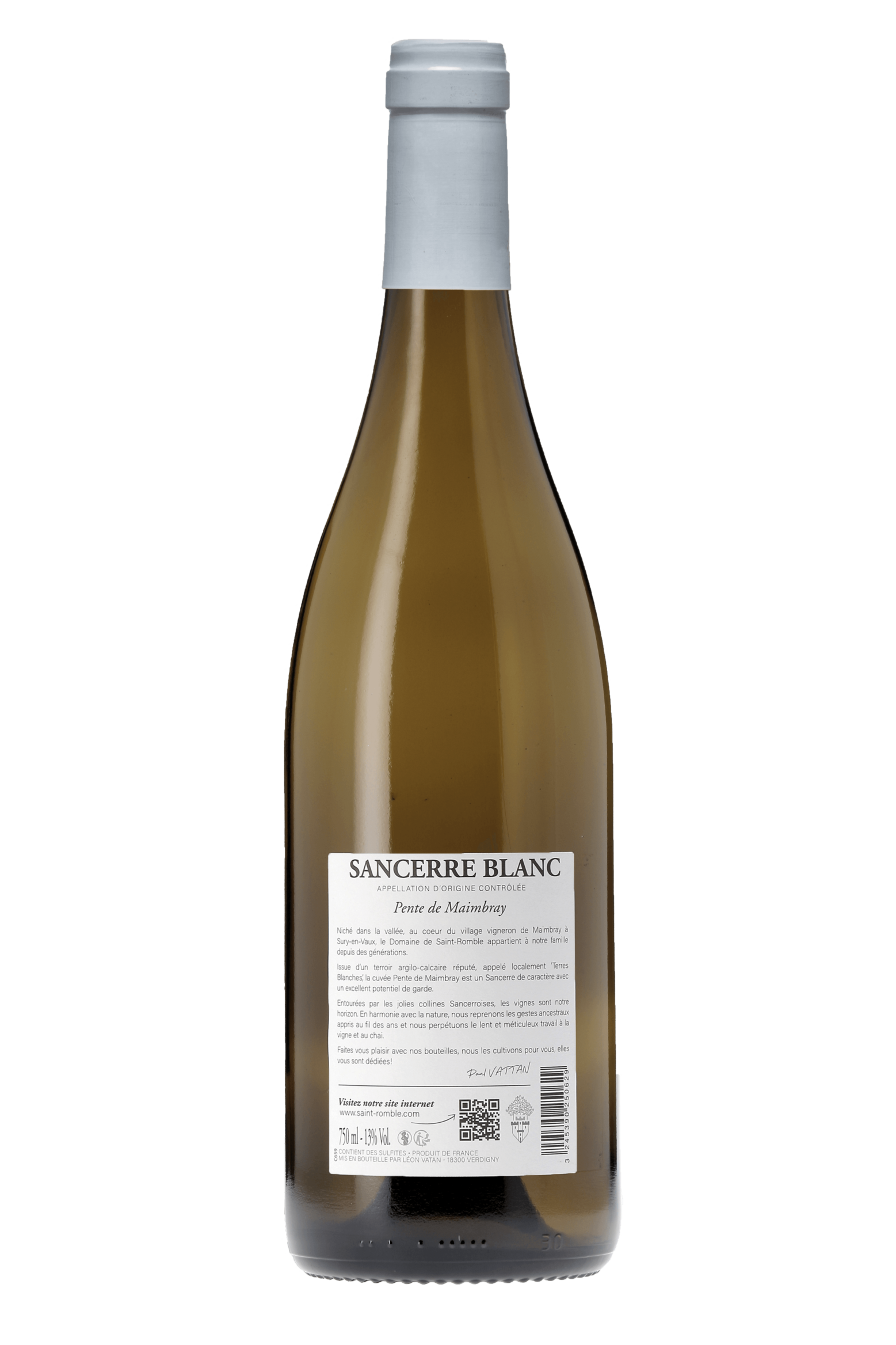 Sancerre Pente de Maimbray Domaine St Romble 2021 - frontbs