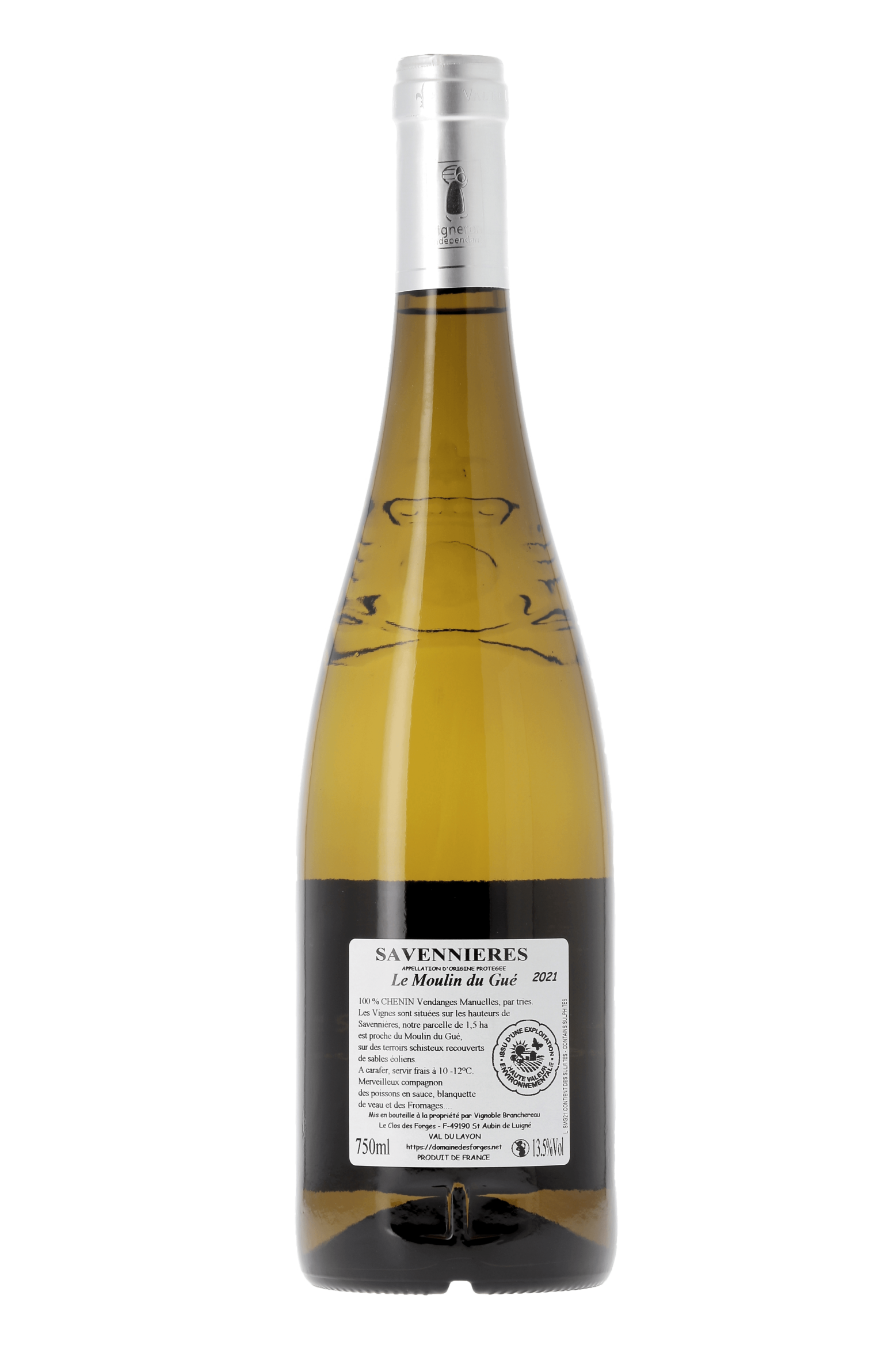 Savennières Le Moulin du Gué Domaine des Forges 2021 - frontbs