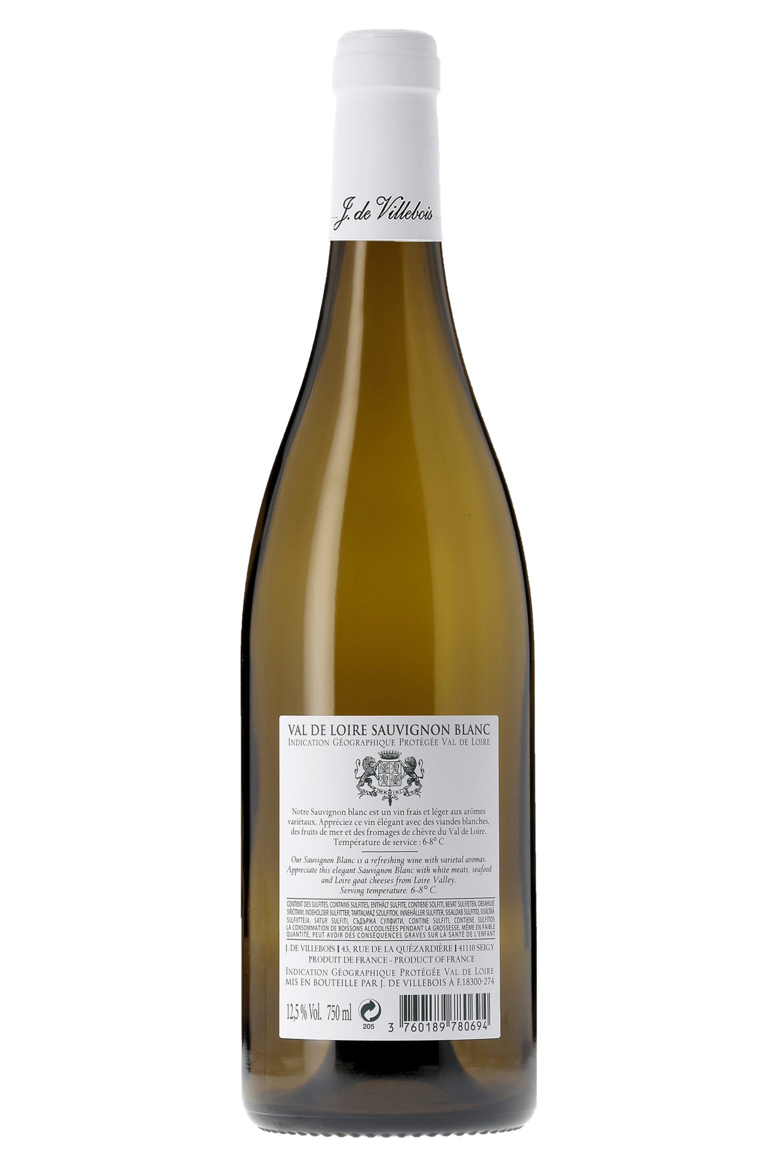 Val de Loire J. de Villebois 2024 - frontbs