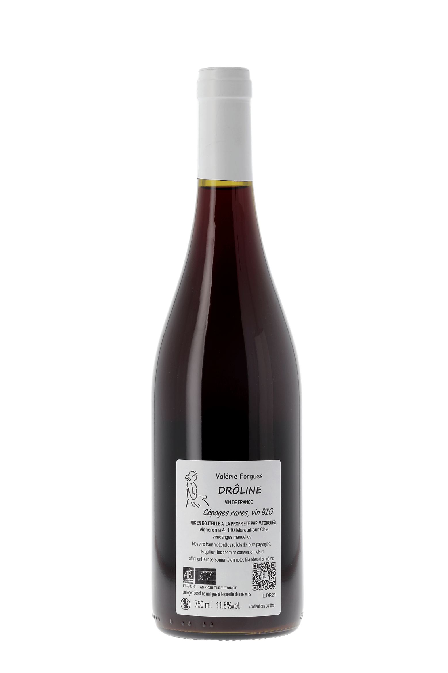 Vin de France Drôline Domaine de la Méchinière 2021 - frontbs