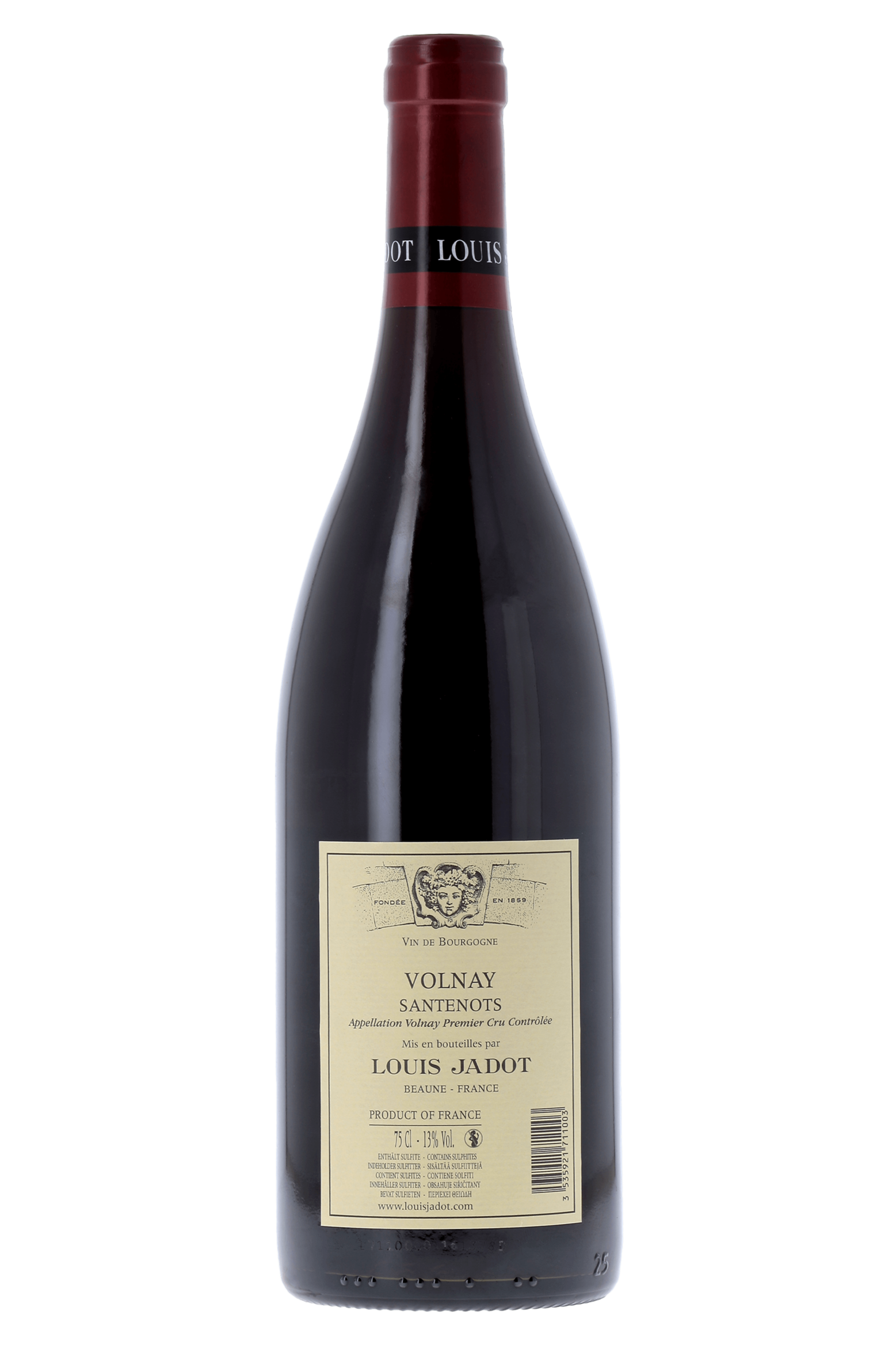 Volnay Premier Cru Louis Jadot 2016 - frontbs