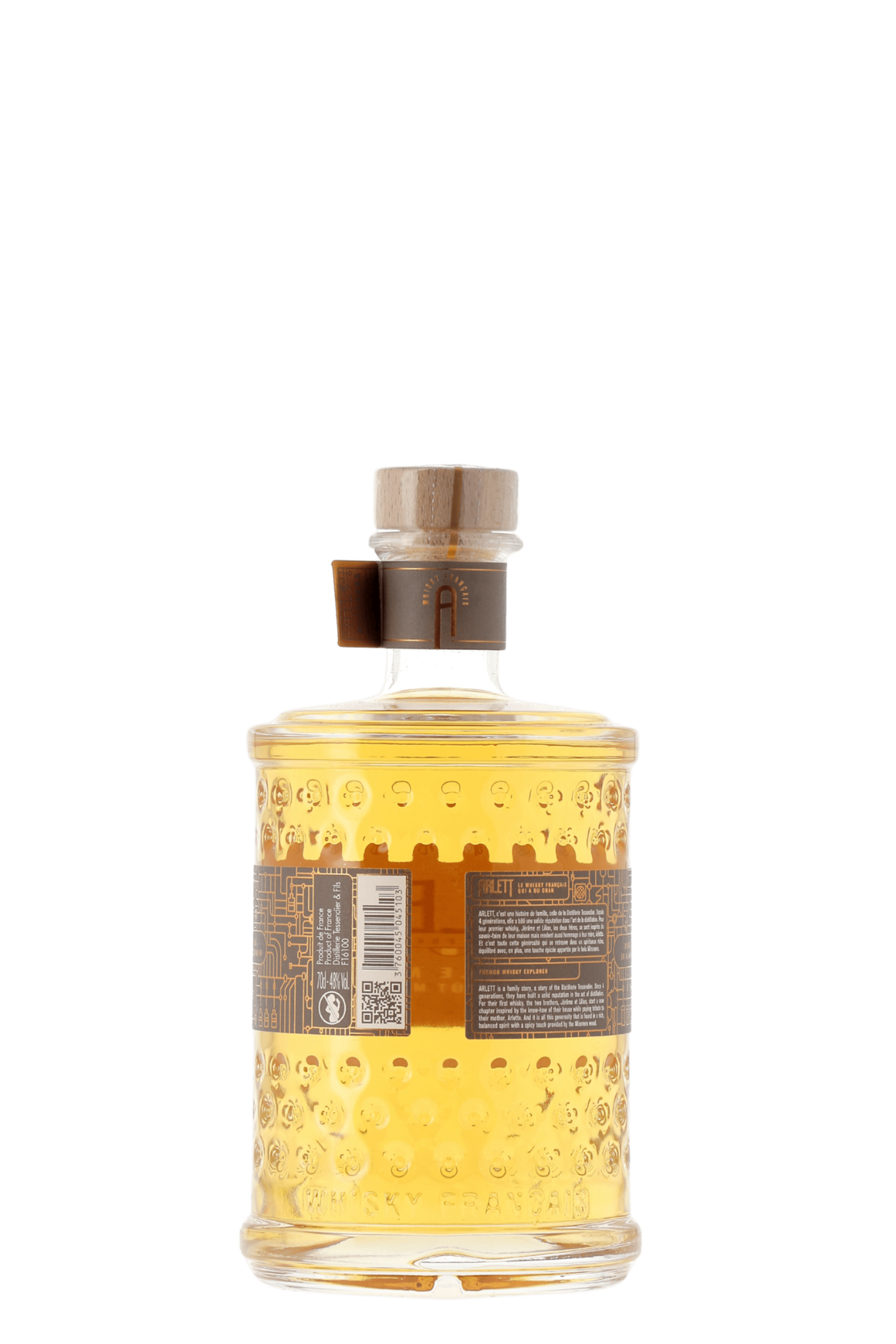 Whisky Arlett Single Malt Mizunara Distillerie Tessendier & Fils NM 70cl - frontbs