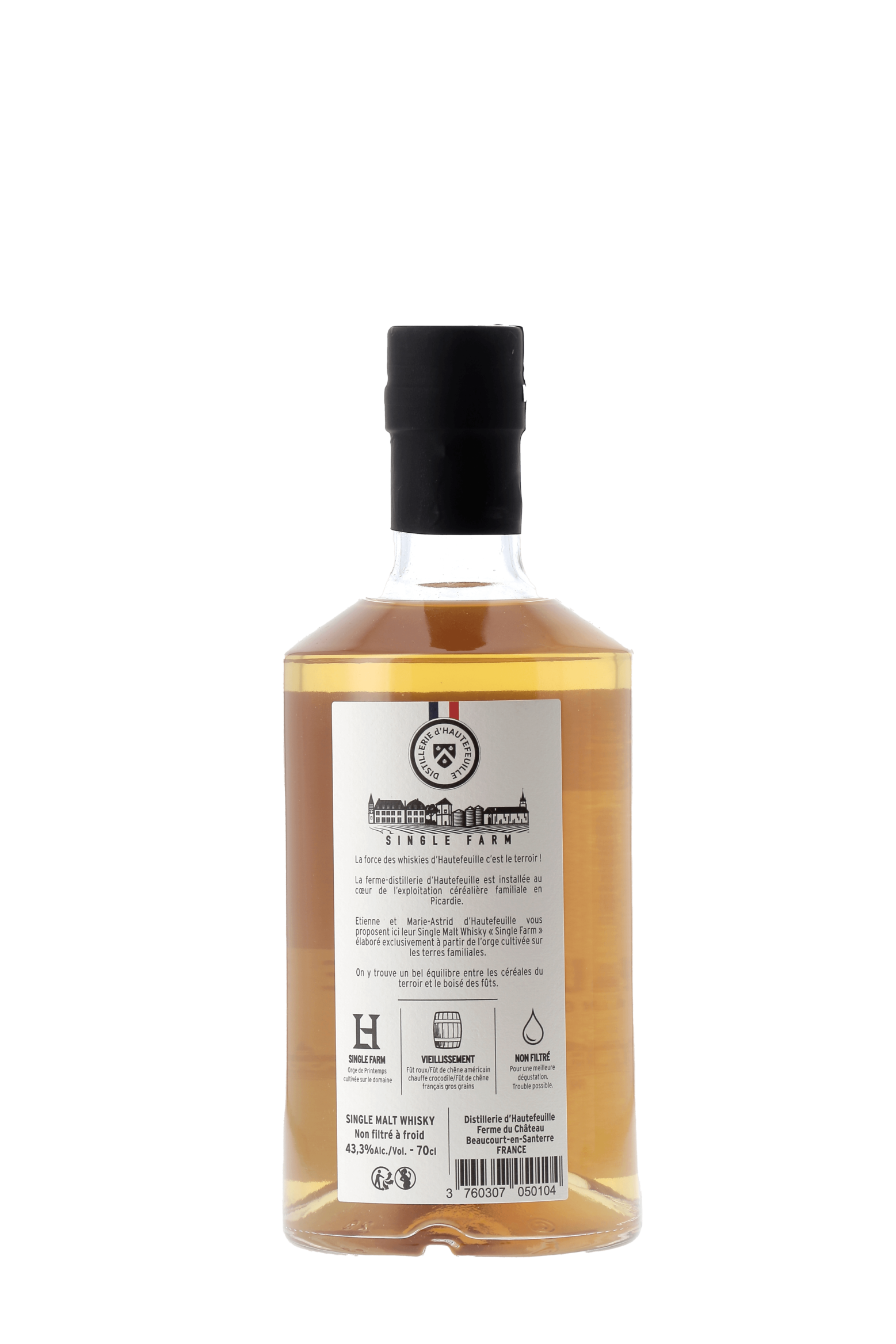 Whisky Esquisse Domaine de Hautefeuille 70cl - frontbs