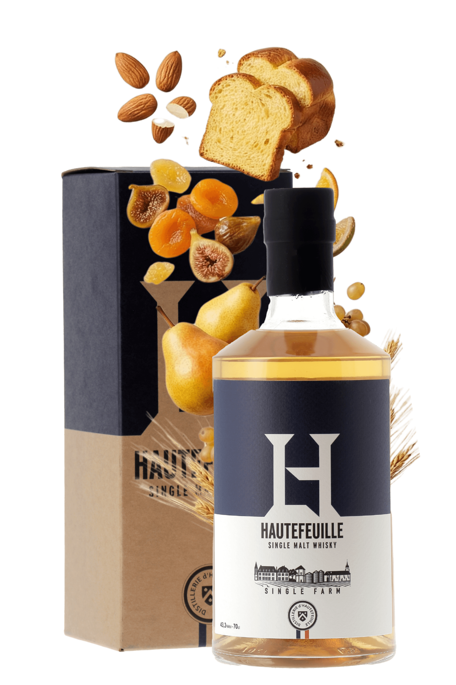 Whisky Esquisse Domaine de Hautefeuille 70cl - frontbs