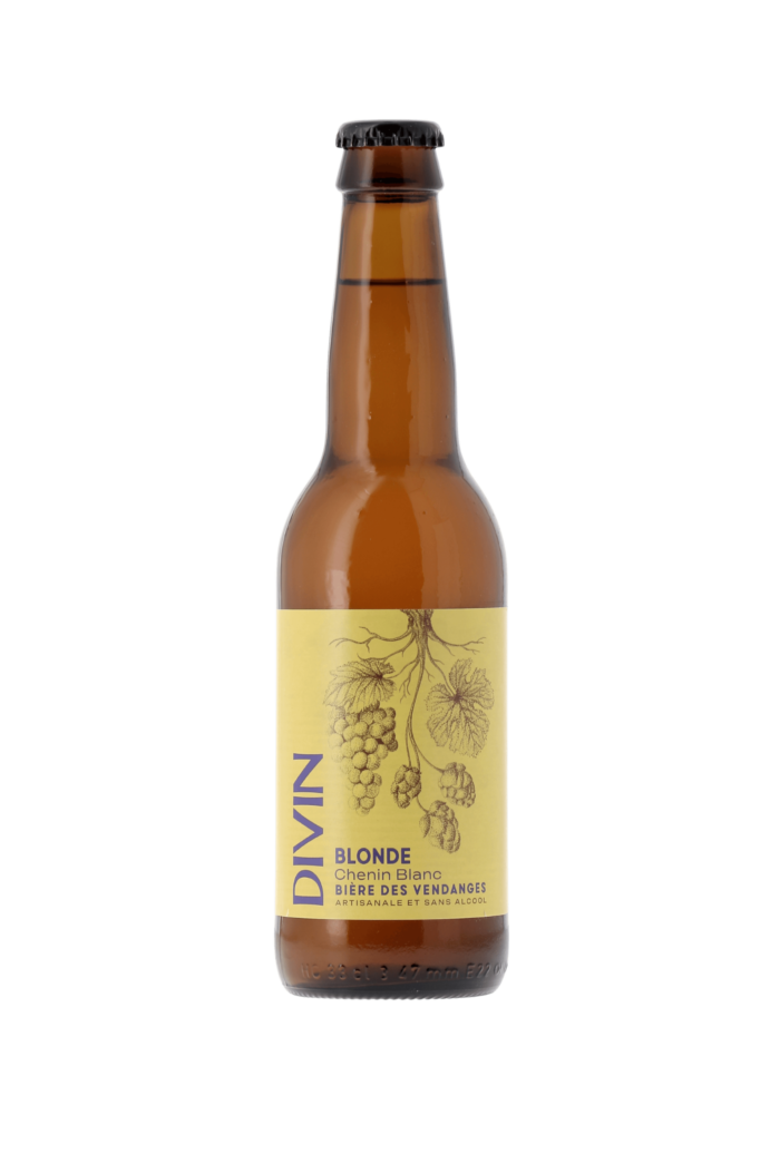 Bière des Vendanges Blonde sans alcool Chenin Blanc Divin 33cl - frontbs