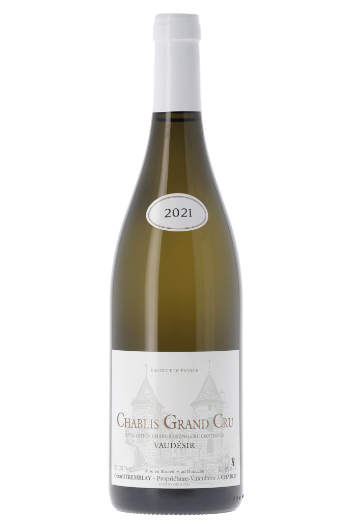 Chablis grand cru Vaudesir Domaine Gérard Tremblay 2021 - frontbs