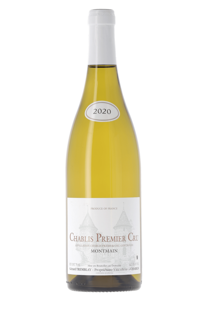Chablis Premier Cru Montmain Domaine Gérard Tremblay 2020 - frontbs
