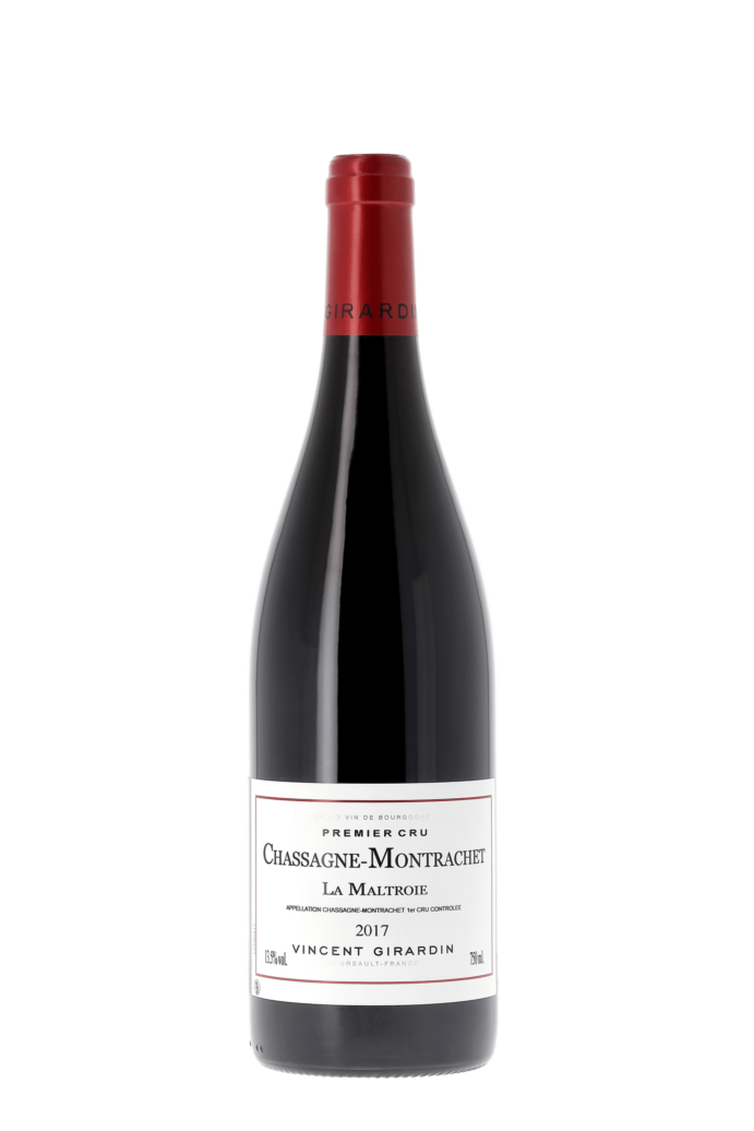Chassagne-Montrachet Premier Cru LA MALTROIE Domaine Vincent Girardin 2017 - frontbs