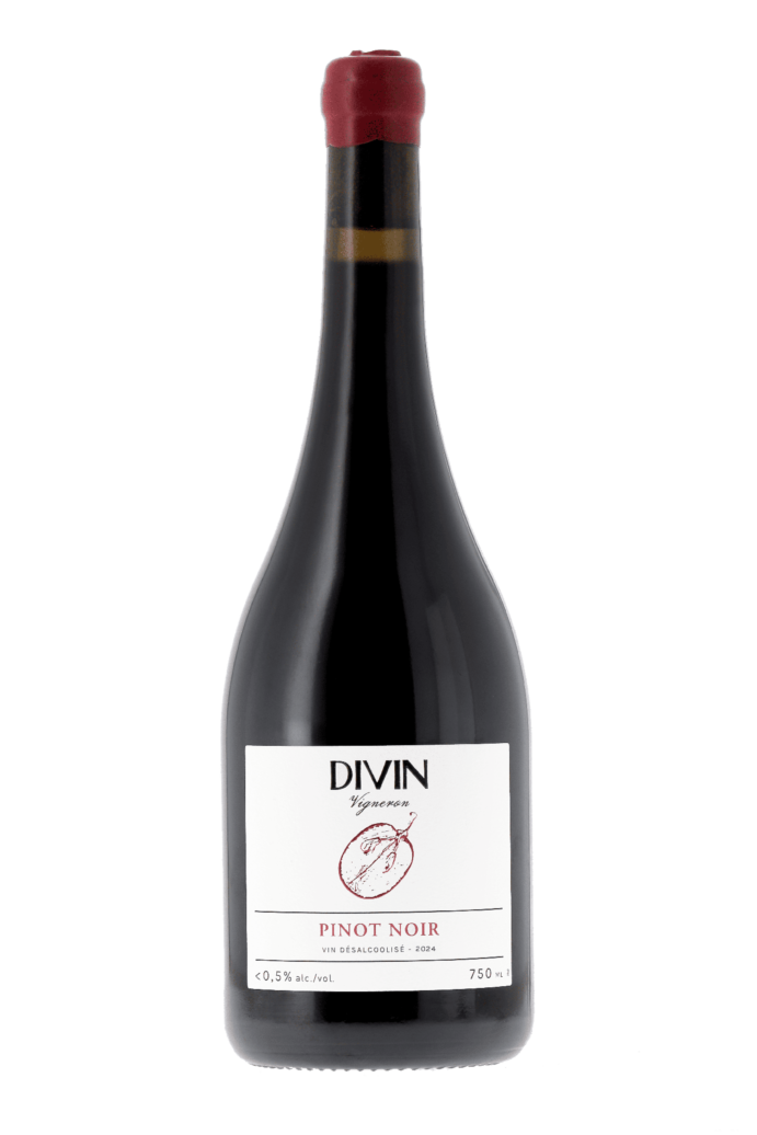 Pinot Noir désalcoolisé - Divin Vigneron - frontbs